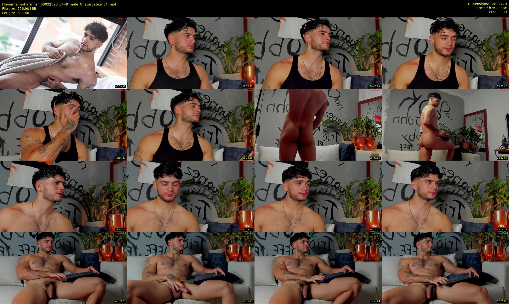 noha_miler — 61 minute Chaturbate male cam show recording, 720p, Feb 8, 2025