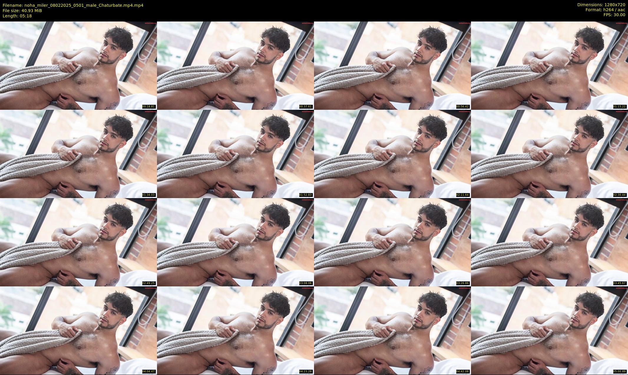 noha_miler — 6 minute Chaturbate male cam show recording, 720p, Feb 8, 2025