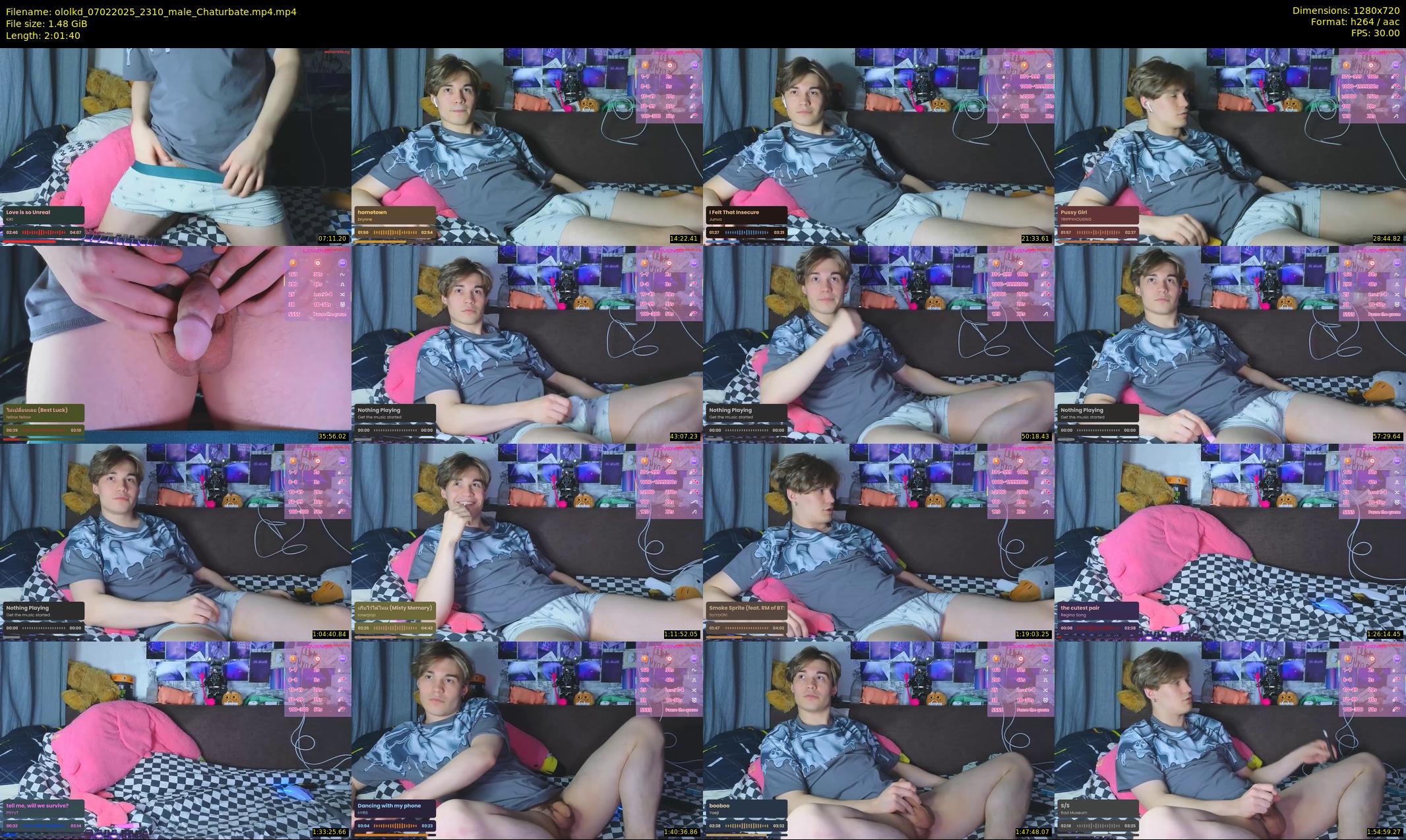 ololkd — 122 minute Chaturbate male cam show recording, 720p, Feb 7, 2025