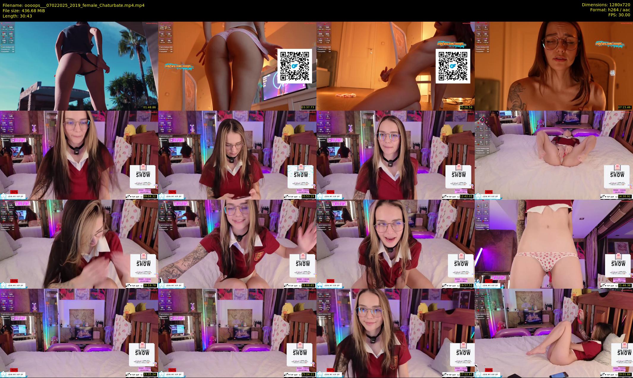 oooops__ — 31 minute Chaturbate female cam show recording, 720p, Feb 7, 2025
