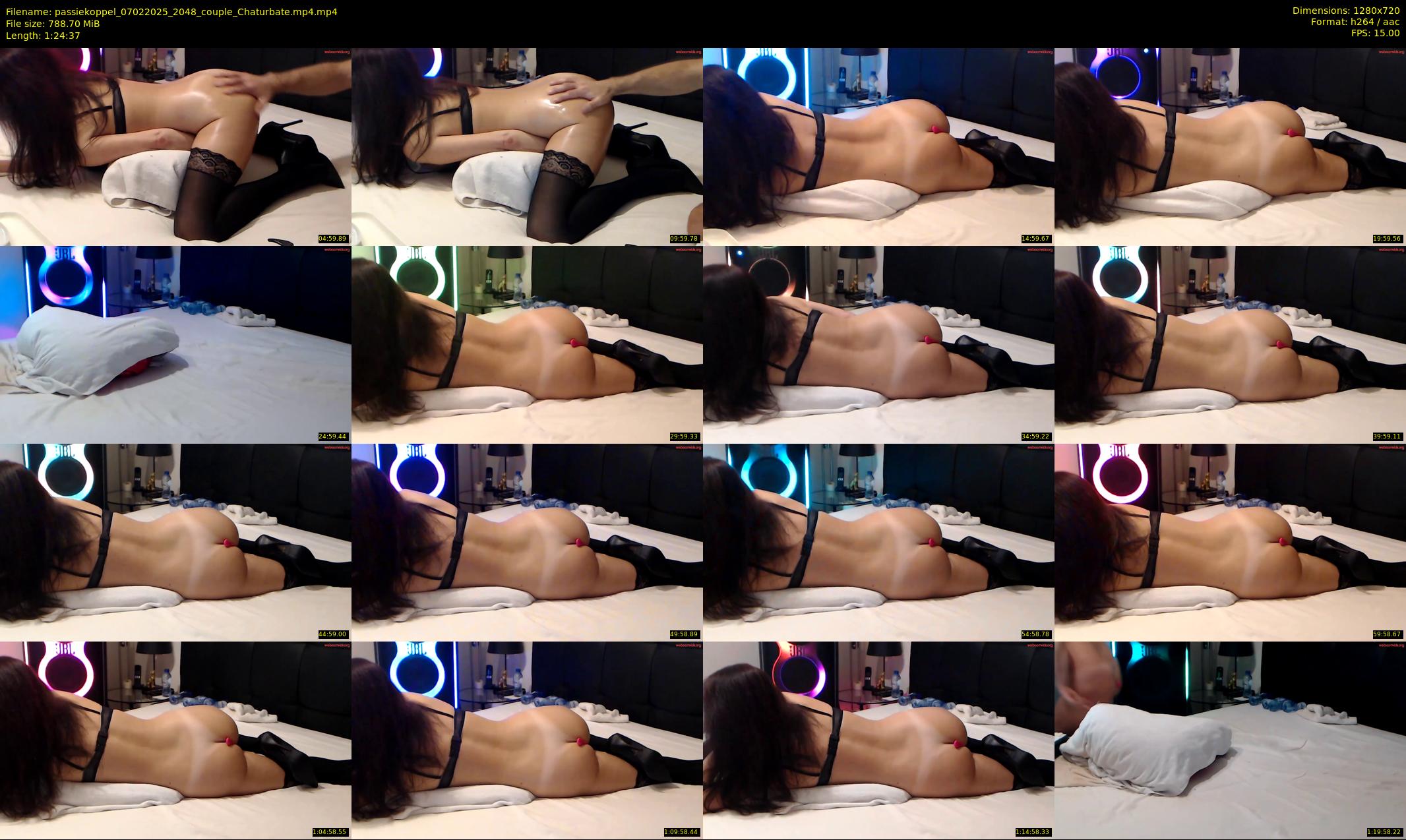 passiekoppel — 85 minute Chaturbate couple cam show recording, 720p, Feb 7, 2025