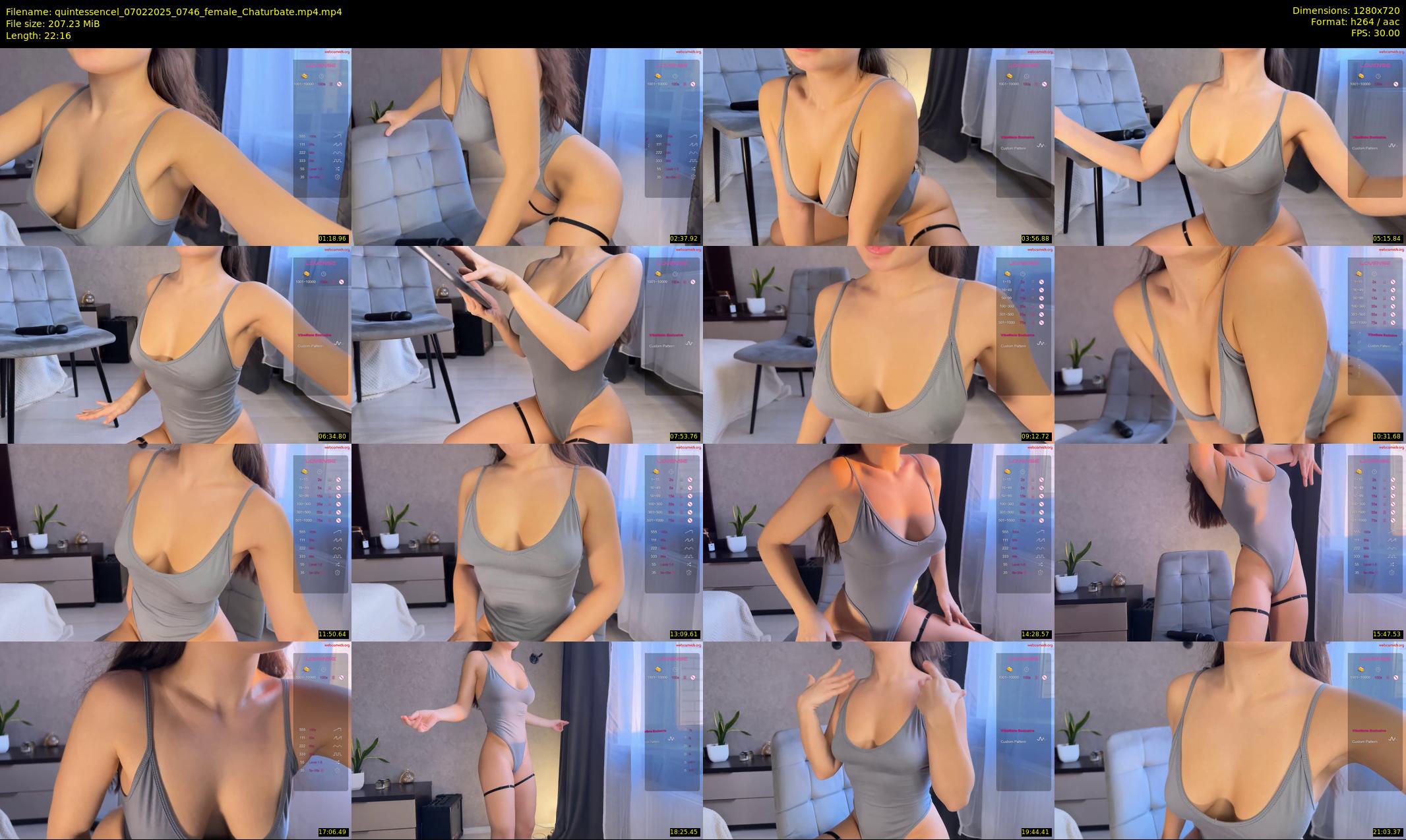 quintessencel — 23 minute Chaturbate female cam show recording, 720p, Feb 7, 2025
