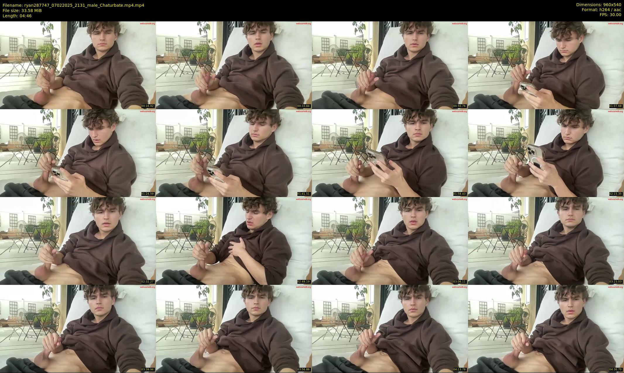 ryan287747 — 5 minute Chaturbate male cam show recording, 480p, Feb 7, 2025