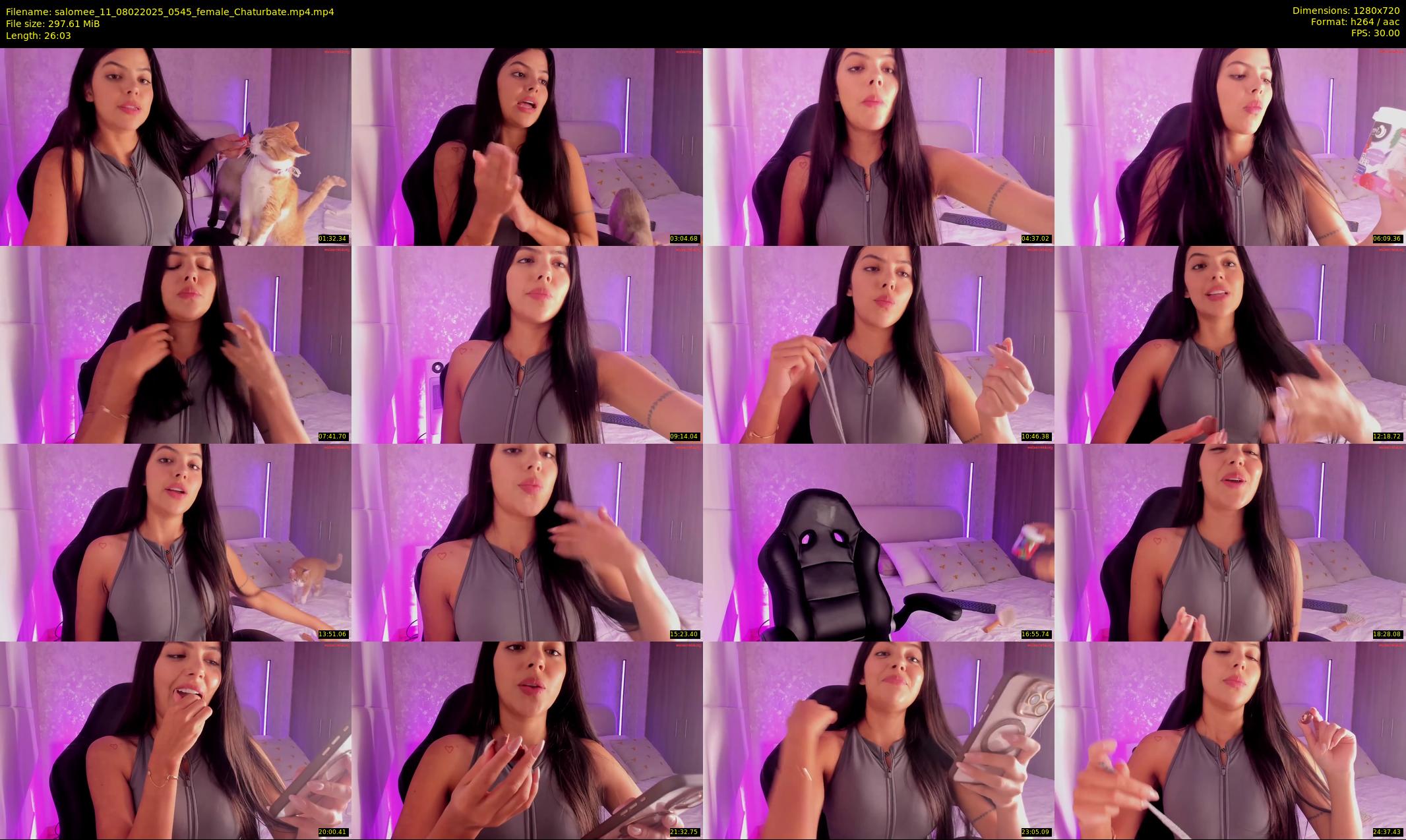 salomee_11 — 27 minute Chaturbate female cam show recording, 720p, Feb 8, 2025