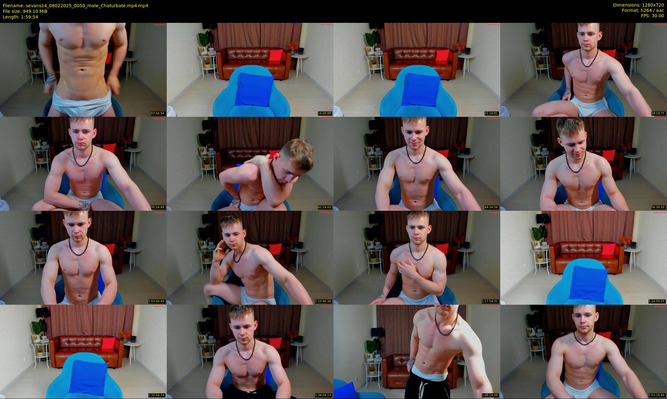 sevans14 — 120 minute Chaturbate male cam show recording, 720p, Feb 8, 2025