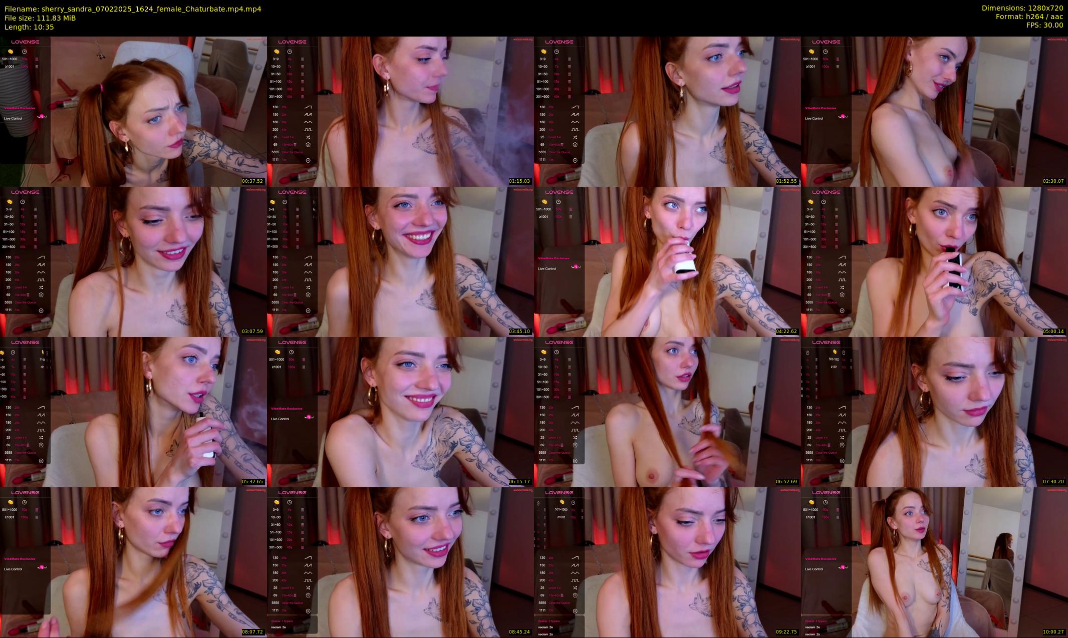 sherry_sandra — 11 minute Chaturbate female cam show recording, 720p, Feb 7, 2025