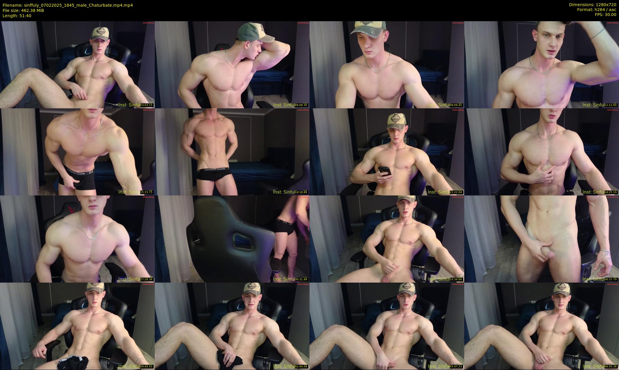 sinffuly — 52 minute Chaturbate male cam show recording, 720p, Feb 7, 2025