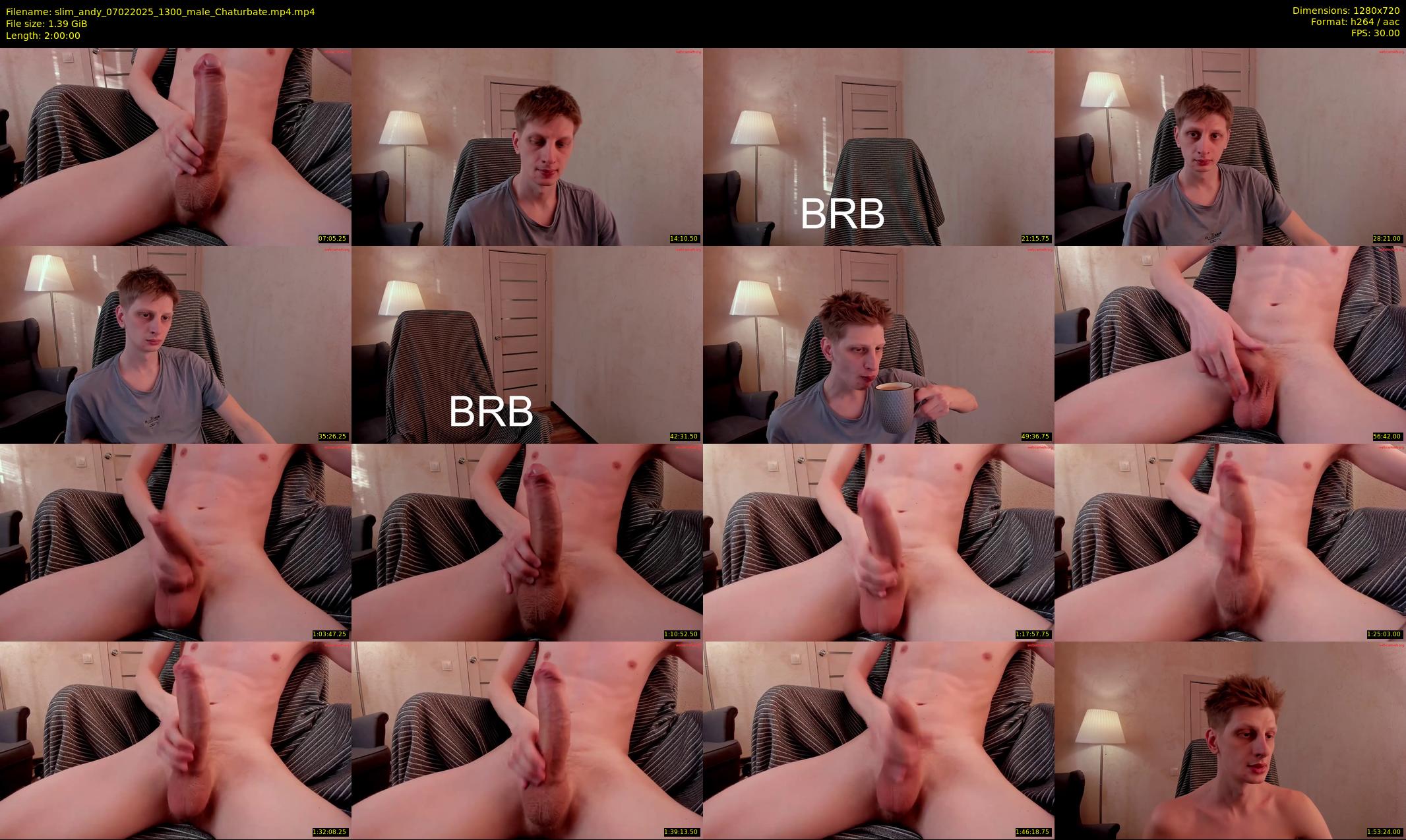 slim_andy — 120 minute Chaturbate male cam show recording, 720p, Feb 7, 2025