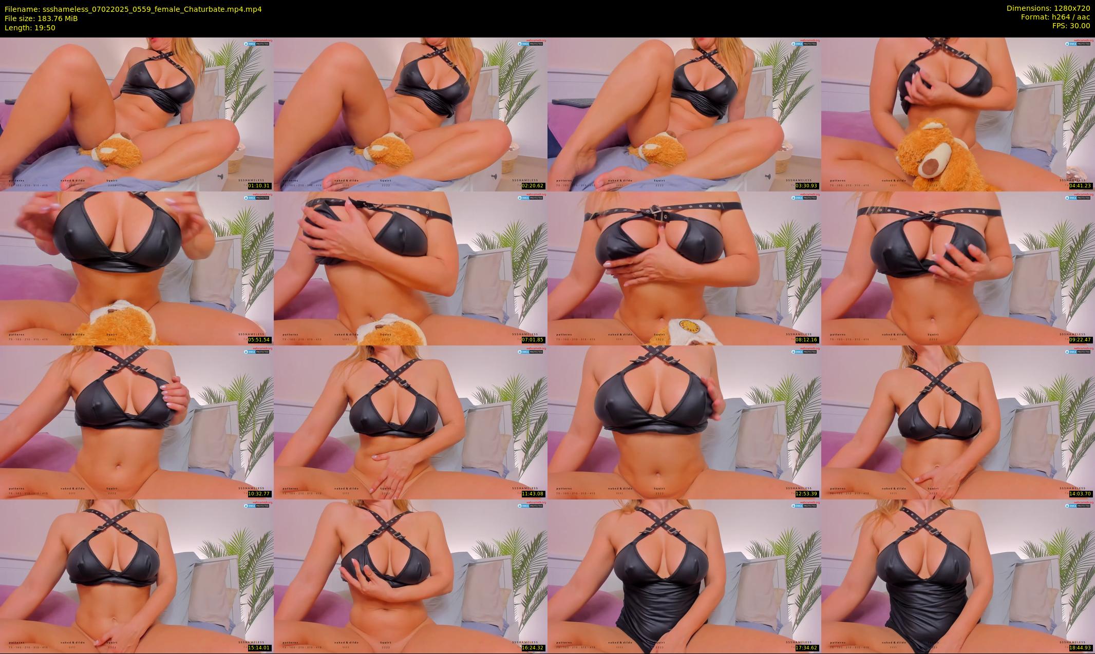 ssshameless — 20 minute Chaturbate female cam show recording, 720p, Feb 7, 2025