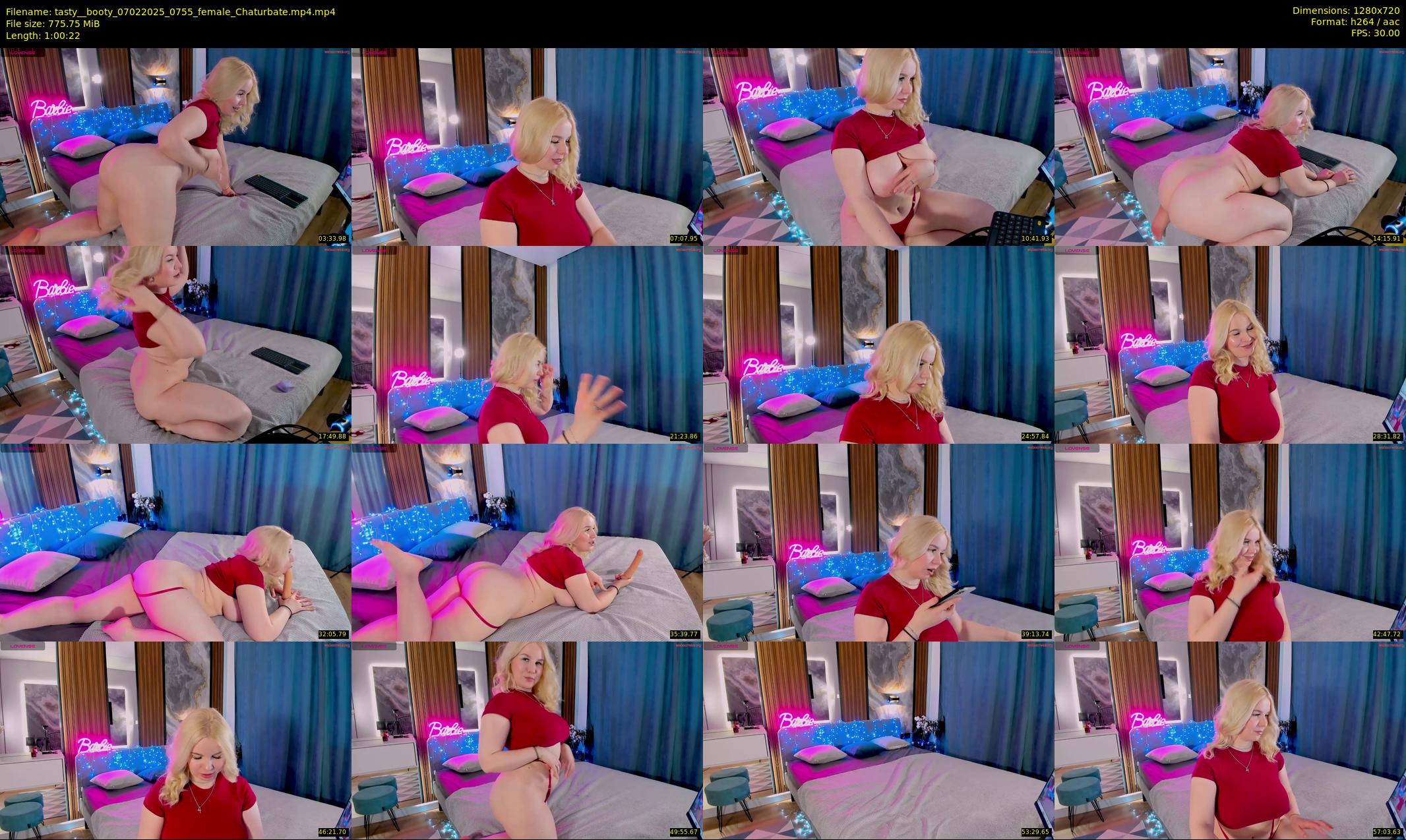tasty__booty — 61 minute Chaturbate female cam show recording, 720p, Feb 7, 2025