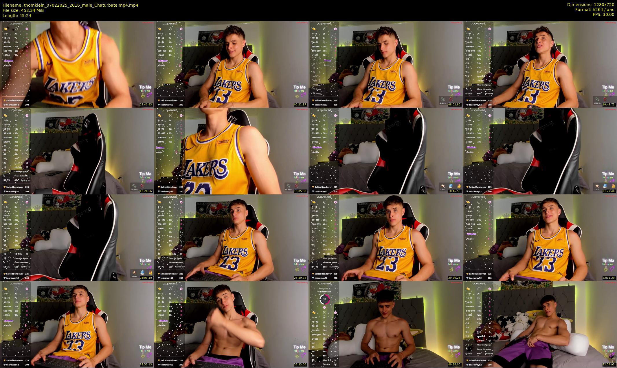 thomklein — 46 minute Chaturbate male cam show recording, 720p, Feb 7, 2025