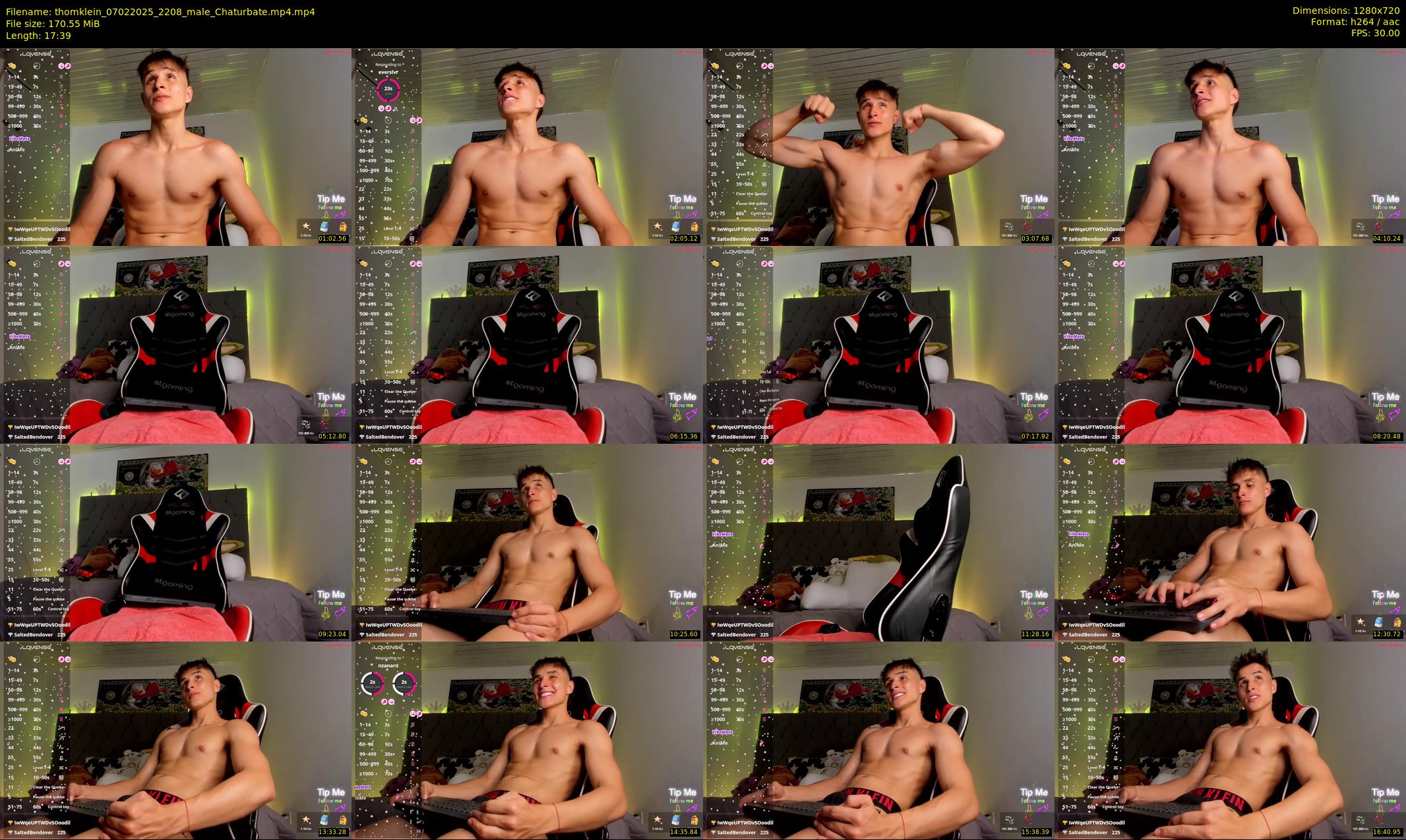 thomklein — 18 minute Chaturbate male cam show recording, 720p, Feb 7, 2025
