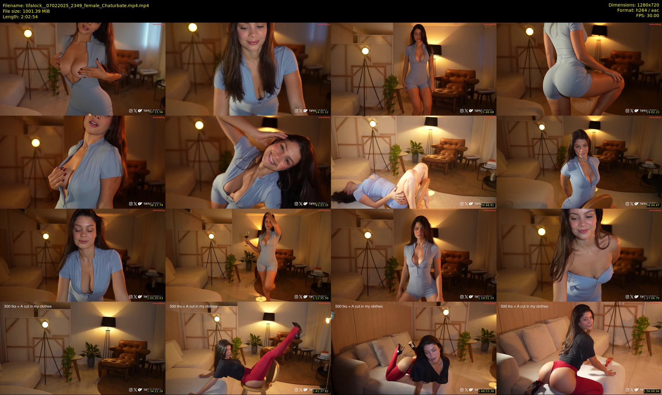 tifalock_ — 123 minute Chaturbate female cam show recording, 720p, Feb 7, 2025