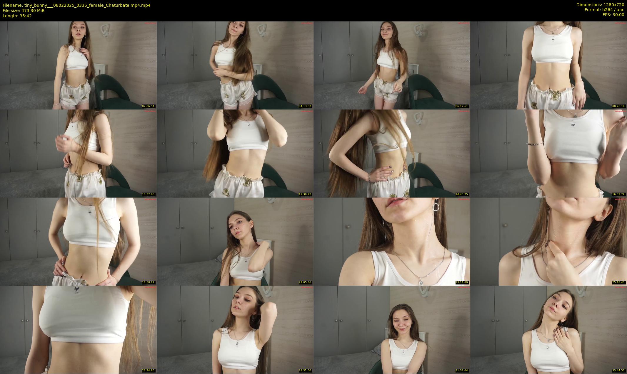 tiny_bunny__ — 36 minute Chaturbate female cam show recording, 720p, Feb 8, 2025