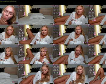 urblonde001 — 54 minute Chaturbate female cam show recording, 720p, Feb 7, 2025