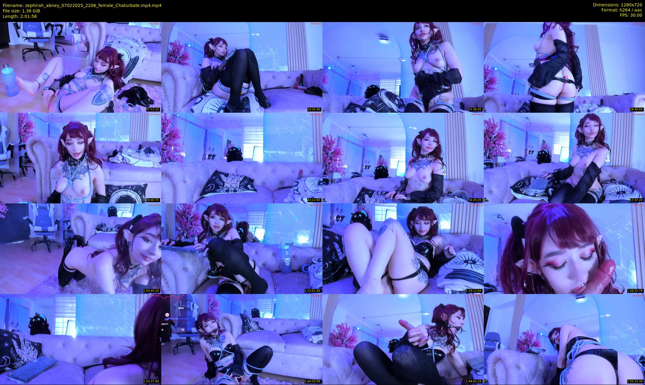 zephirah_abney — 122 minute Chaturbate female cam show recording, 720p, Feb 7, 2025