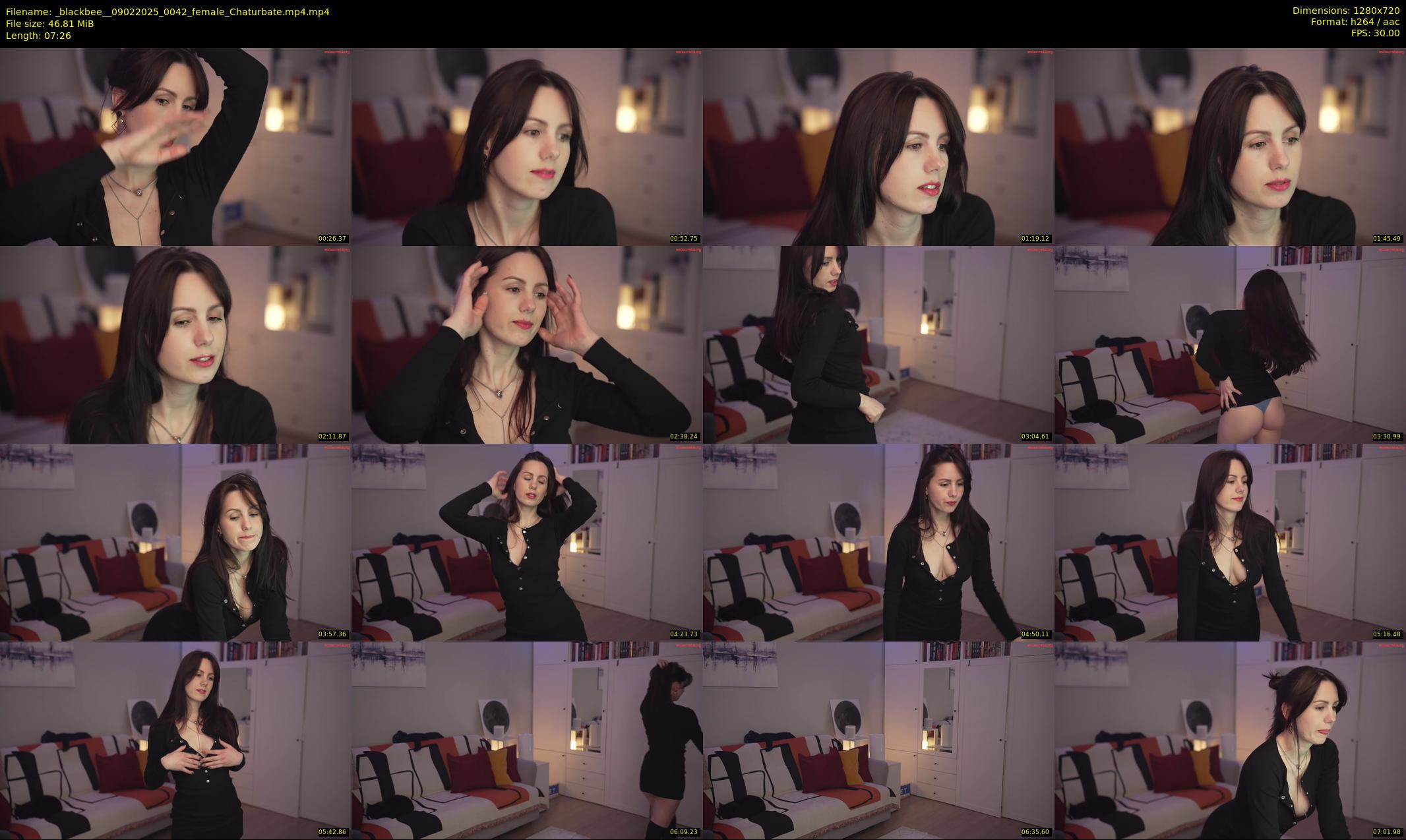 _blackbee_ — 8 minute Chaturbate female cam show recording, 720p, Feb 9, 2025
