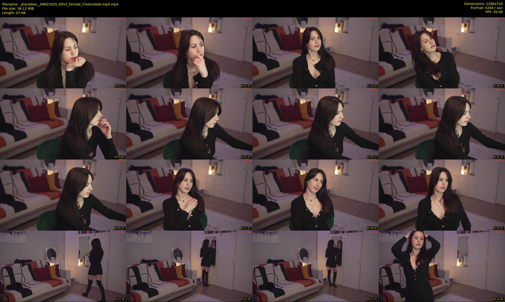 _blackbee_ — 8 minute Chaturbate female cam show recording, 720p, Feb 9, 2025
