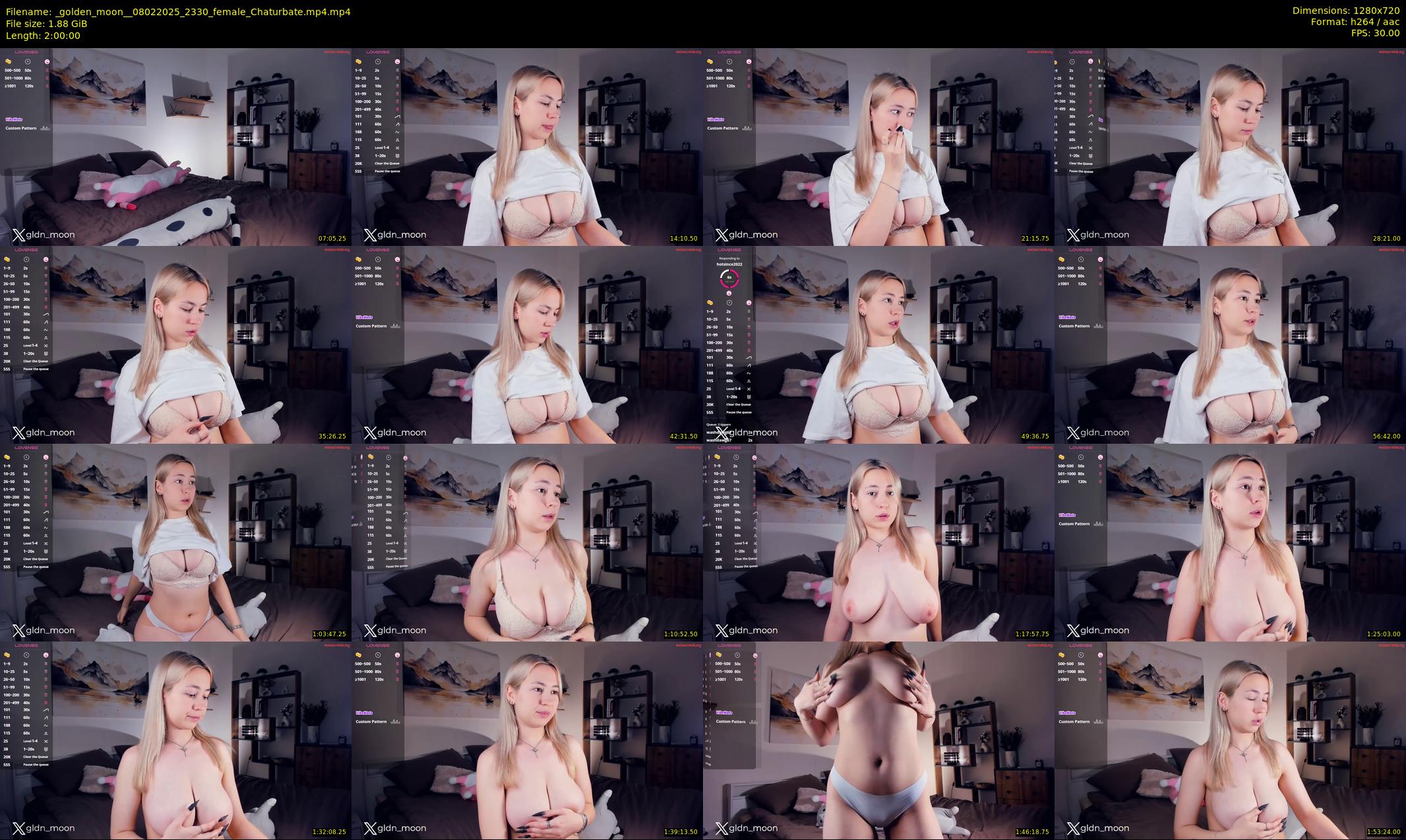 _golden_moon_ — 120 minute Chaturbate female cam show recording, 720p, Feb 8, 2025