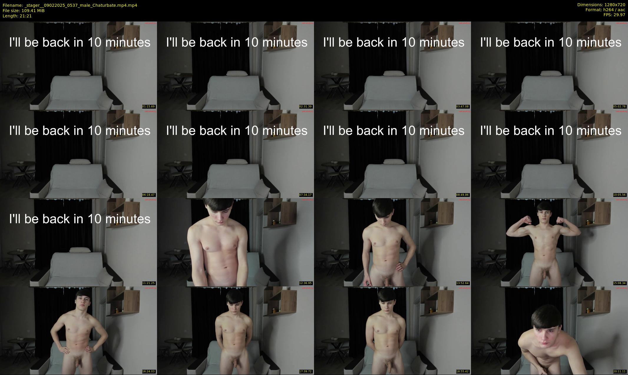 _stager_ — 22 minute Chaturbate male cam show recording, 720p, Feb 9, 2025