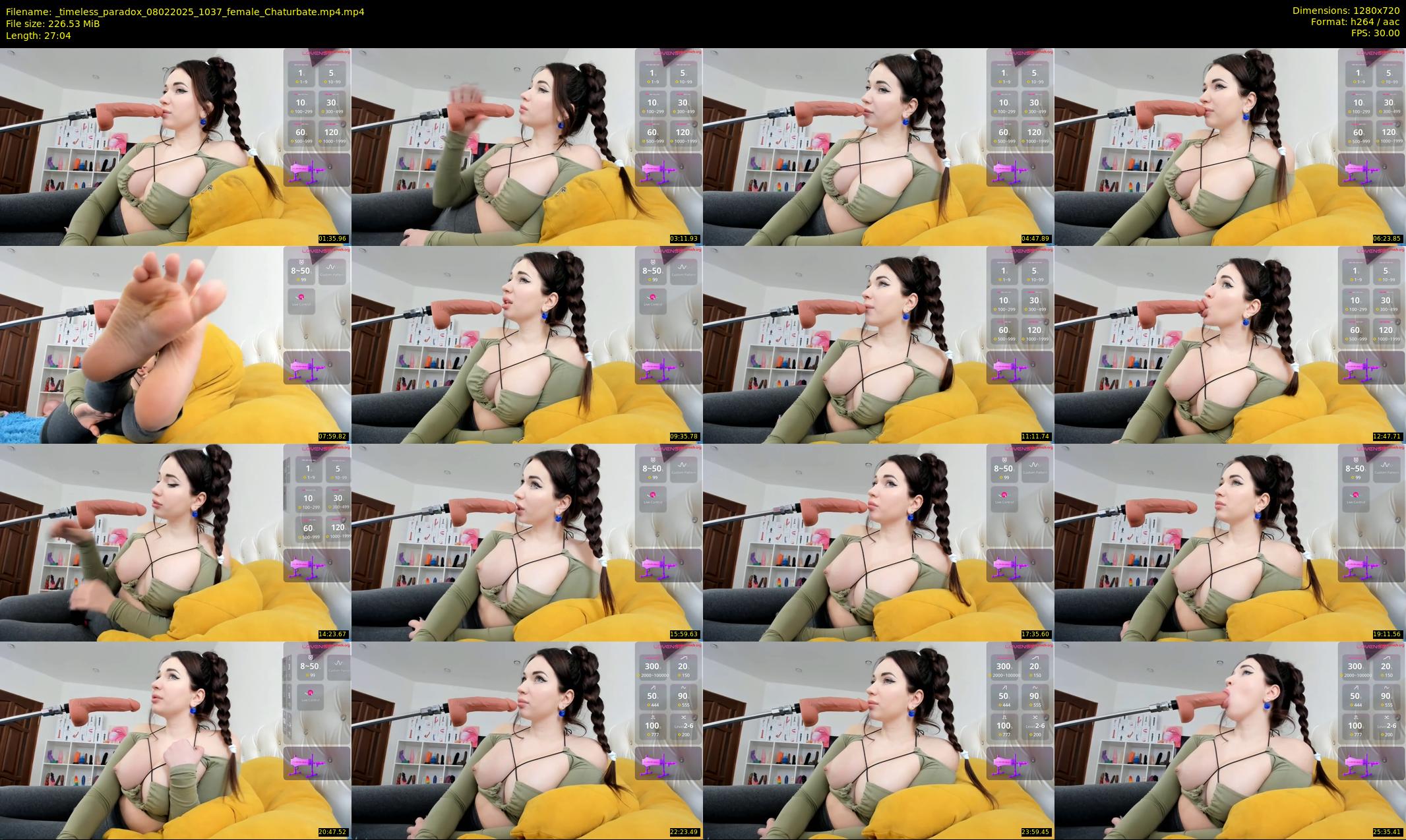 _timeless_paradox — 28 minute Chaturbate female cam show recording, 720p, Feb 8, 2025