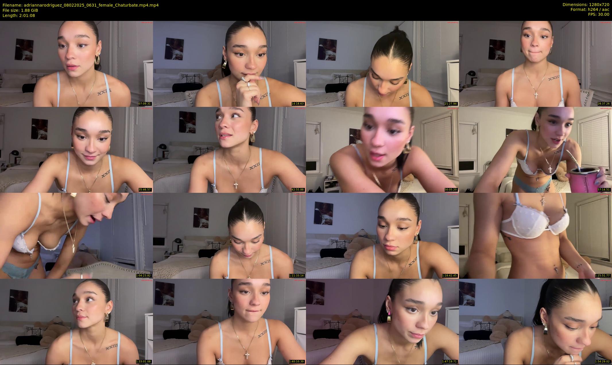 adriannarodriguez — 122 minute Chaturbate female cam show recording, 720p, Feb 8, 2025