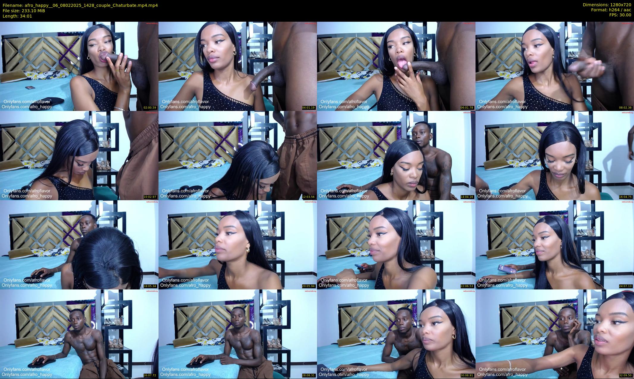 afro_happy__06 — 35 minute Chaturbate couple cam show recording, 720p, Feb 8, 2025