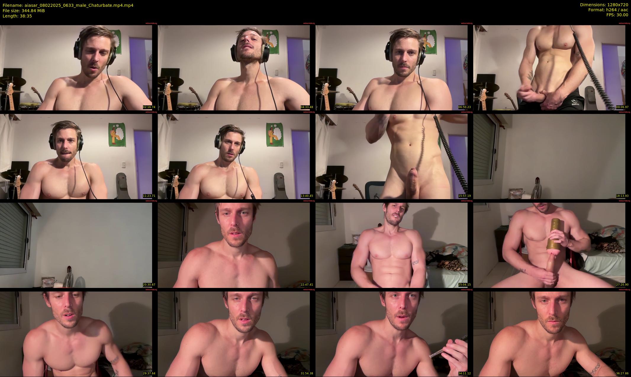 aiasar — 39 minute Chaturbate male cam show recording, 720p, Feb 8, 2025