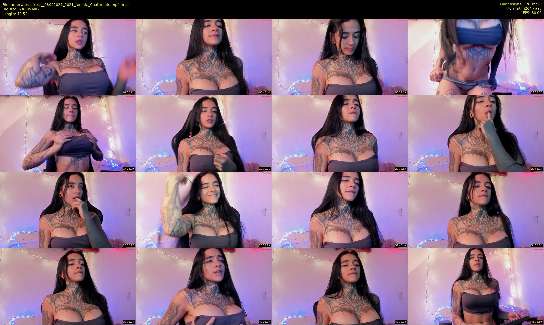 alessafrost_ — 49 minute Chaturbate female cam show recording, 720p, Feb 8, 2025