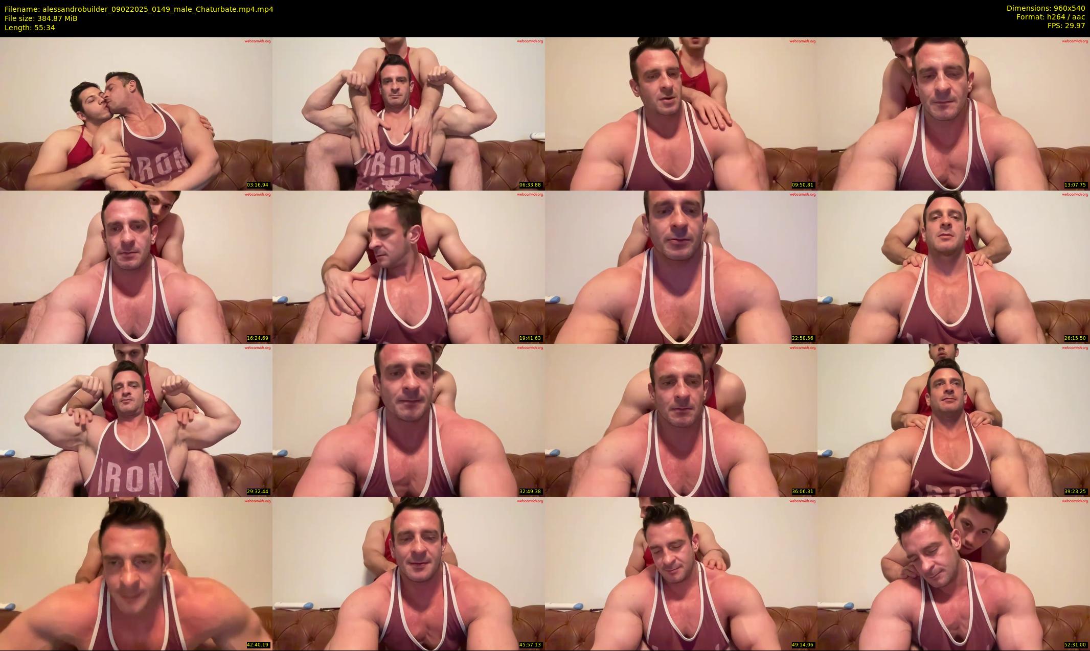 alessandrobuilder — 56 minute Chaturbate couple cam show recording, 480p, Feb 9, 2025