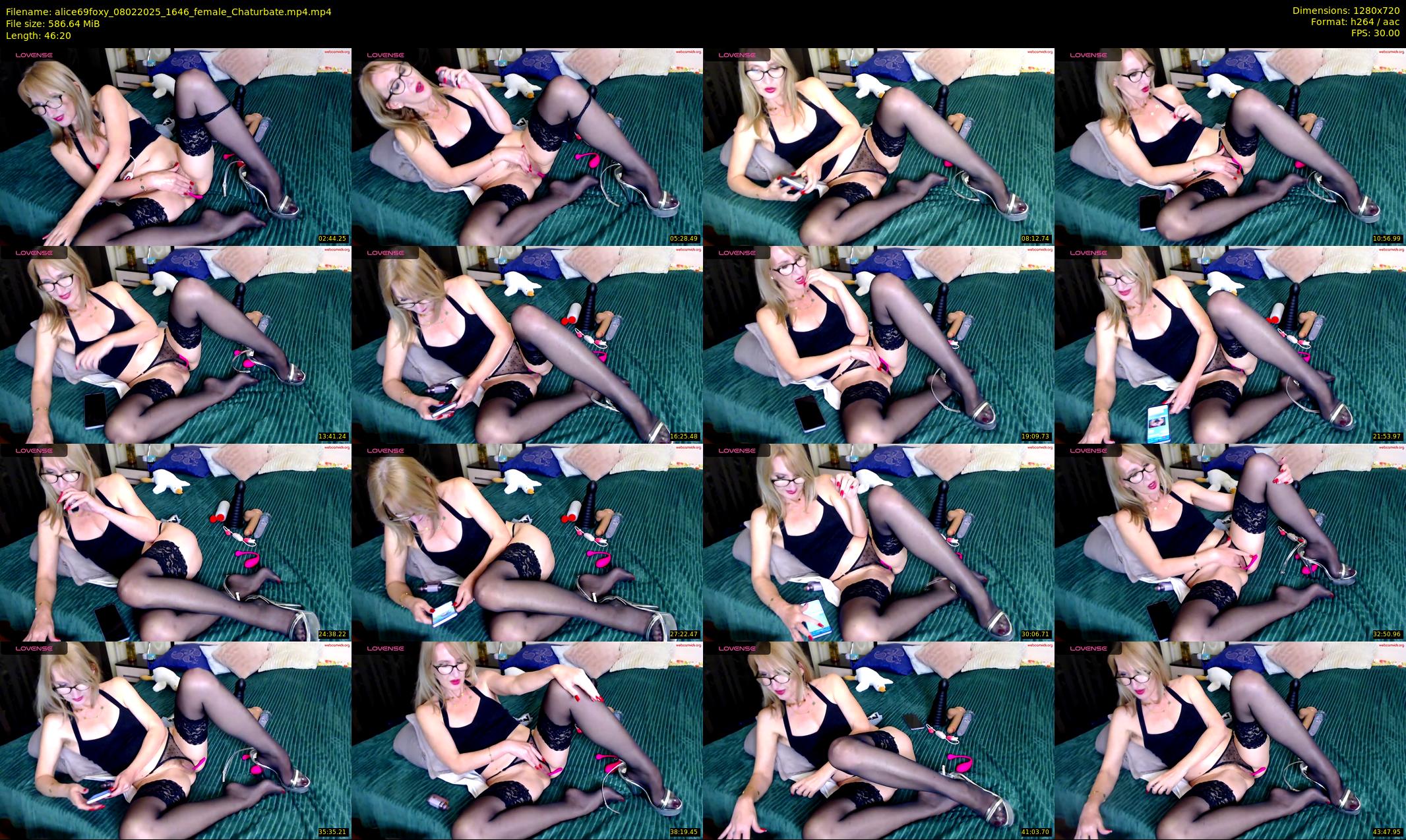 alice69foxy — 47 minute Chaturbate female cam show recording, 720p, Feb 8, 2025