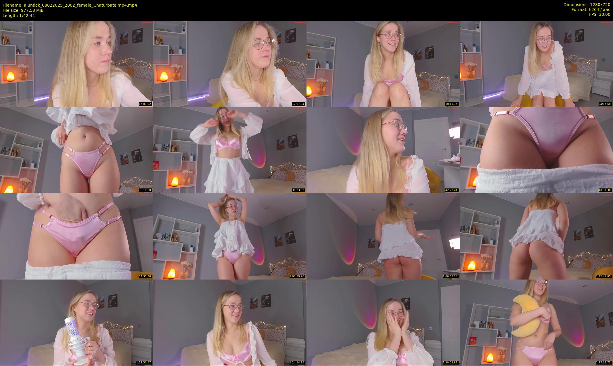 aluntick — 103 minute Chaturbate female cam show recording, 720p, Feb 8, 2025