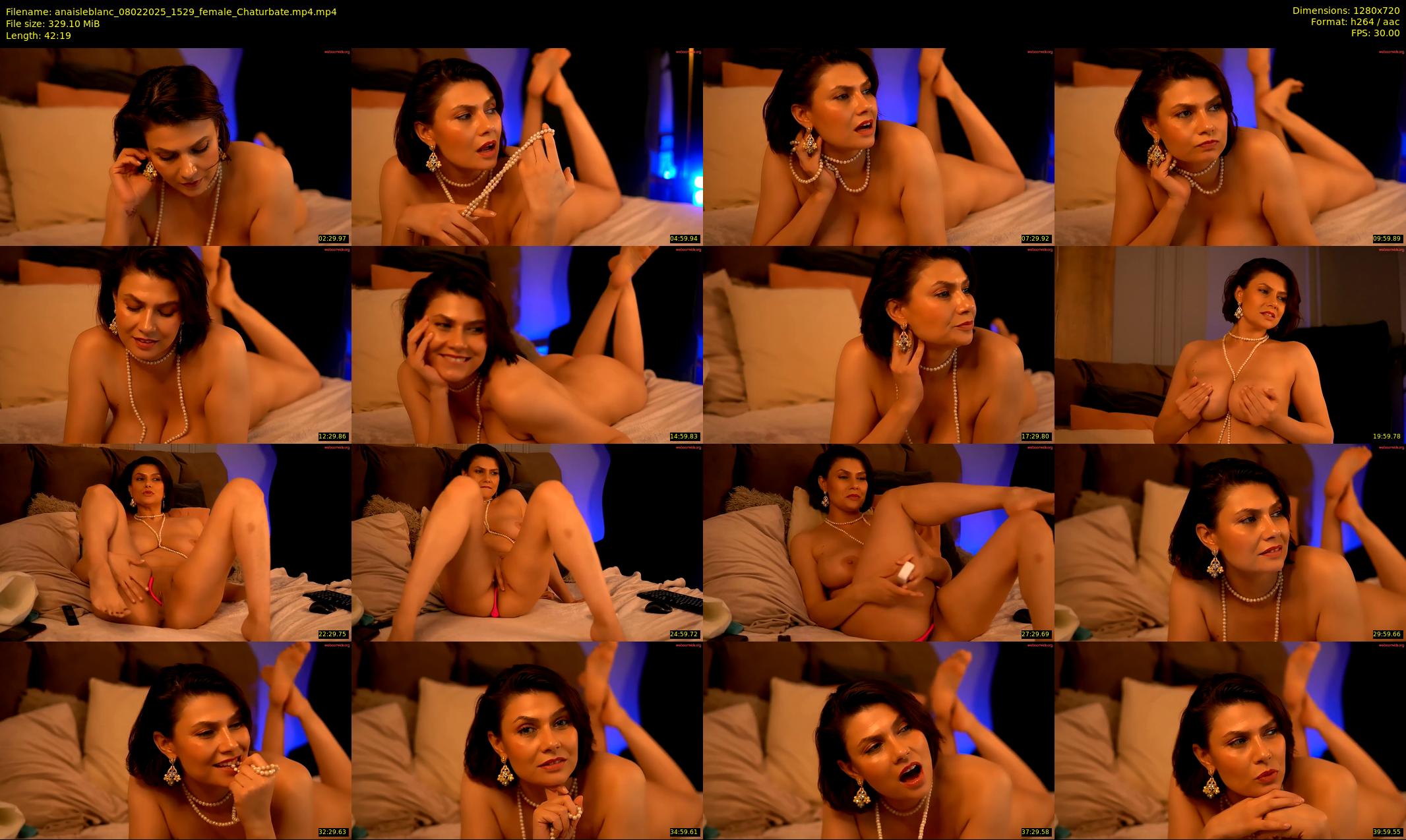anaisleblanc — 43 minute Chaturbate female cam show recording, 720p, Feb 8, 2025