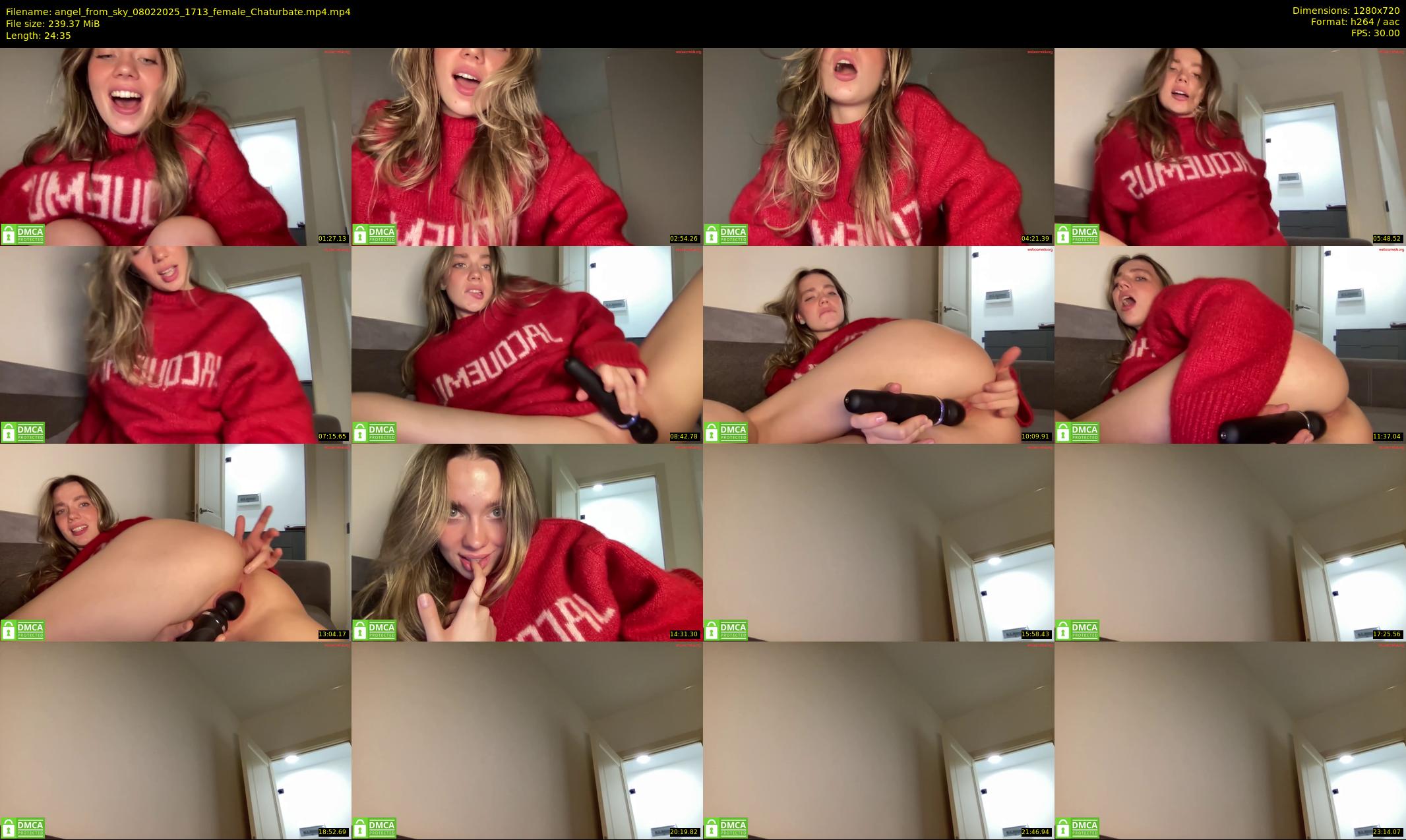 angel_from_sky — 25 minute Chaturbate female cam show recording, 720p, Feb 8, 2025