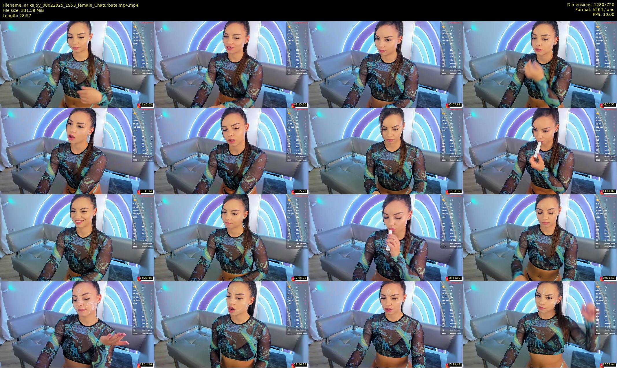 arikajoy — 29 minute Chaturbate female cam show recording, 720p, Feb 8, 2025