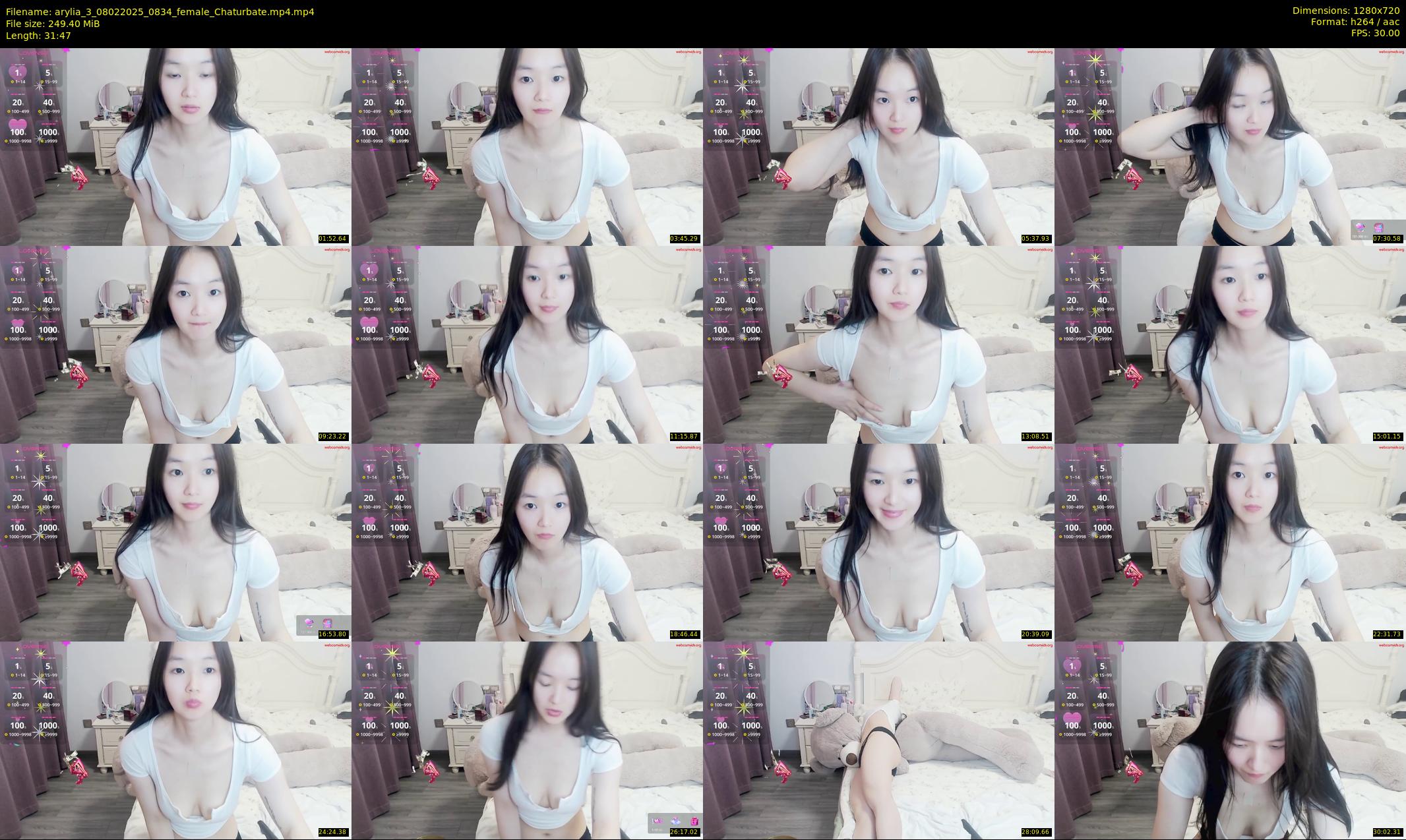 arylia_3 — 32 minute Chaturbate female cam show recording, 720p, Feb 8, 2025