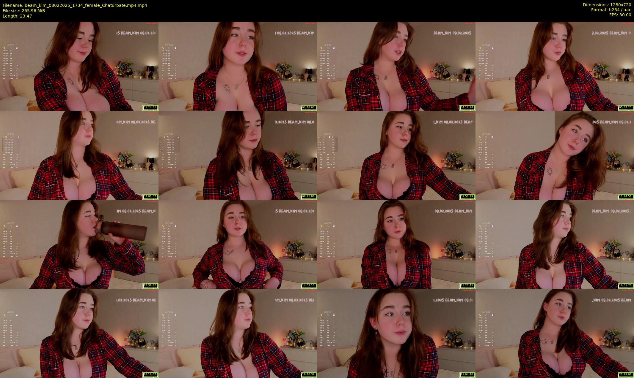 beam_kim — 24 minute Chaturbate female cam show recording, 720p, Feb 8, 2025