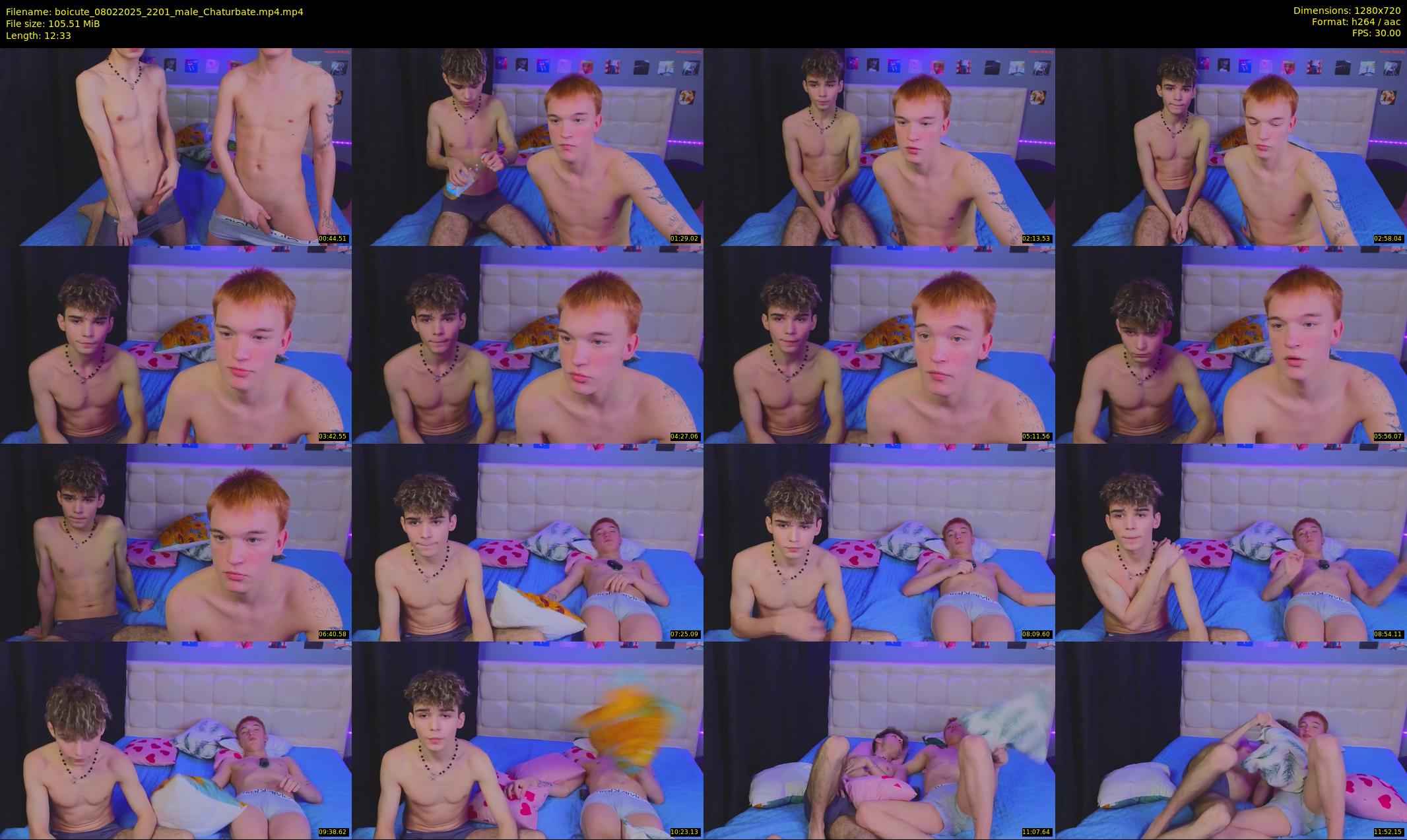 boicute — 13 minute Chaturbate male cam show recording, 720p, Feb 8, 2025