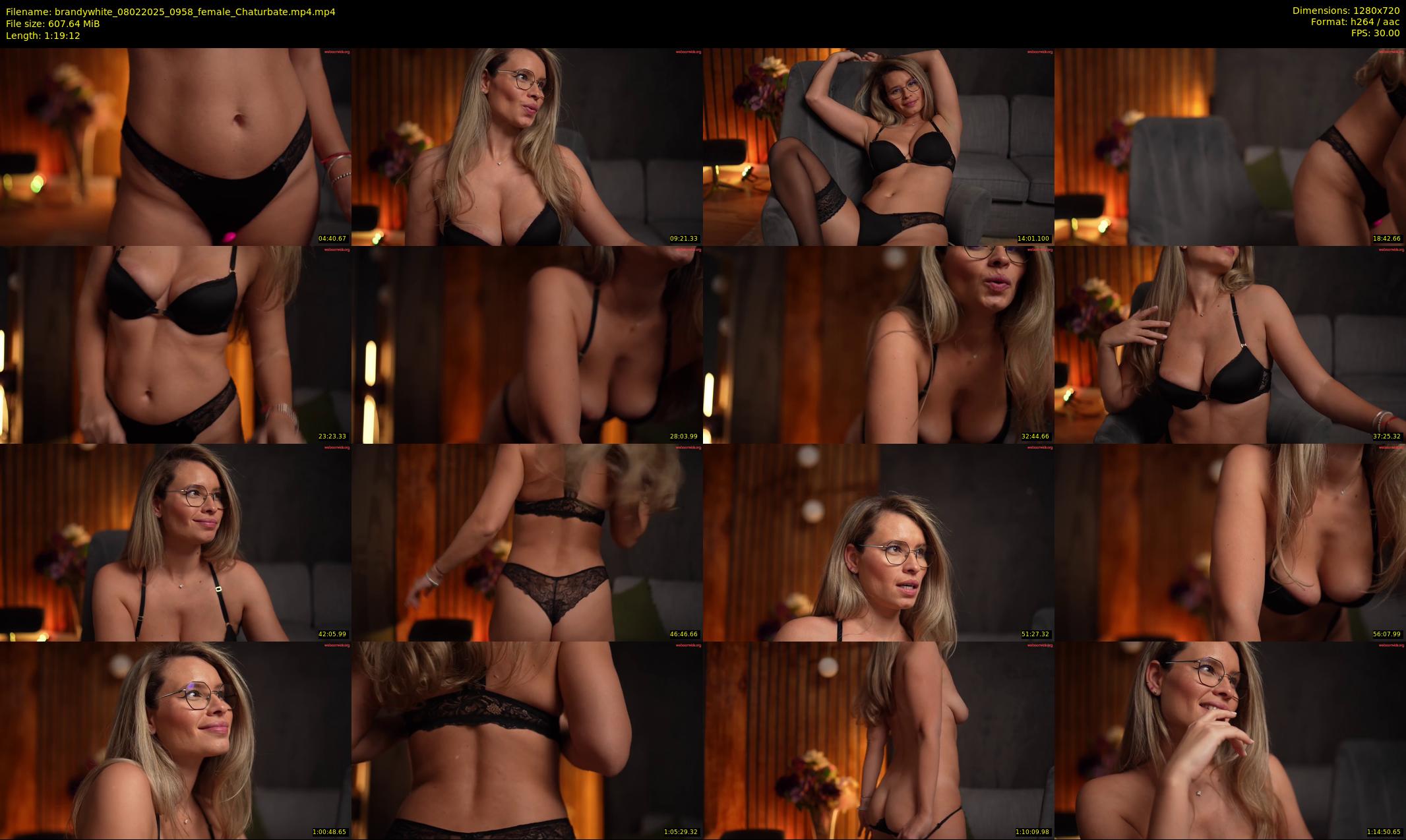 brandywhite — 80 minute Chaturbate female cam show recording, 720p, Feb 8, 2025