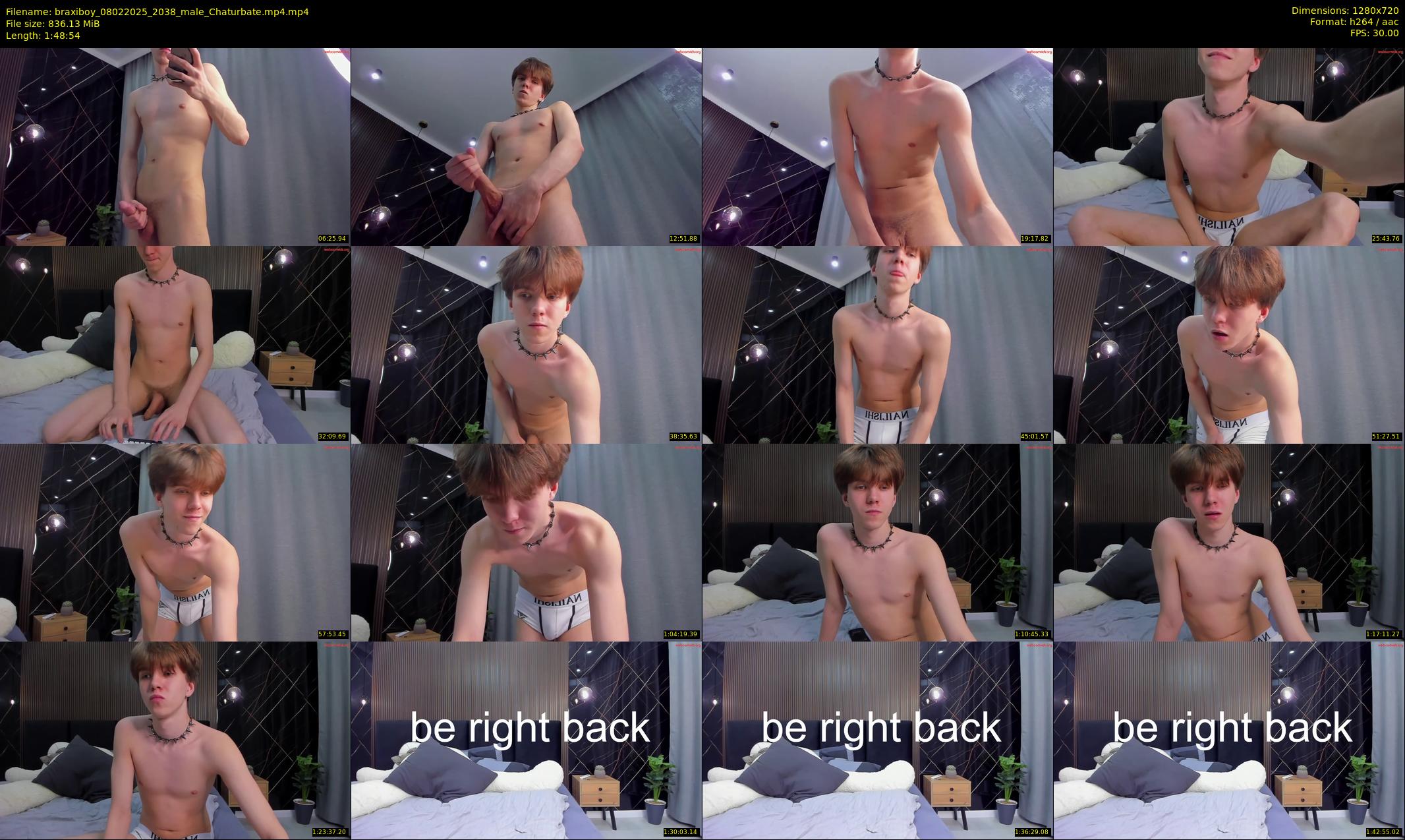 braxiboy — 109 minute Chaturbate male cam show recording, 720p, Feb 8, 2025