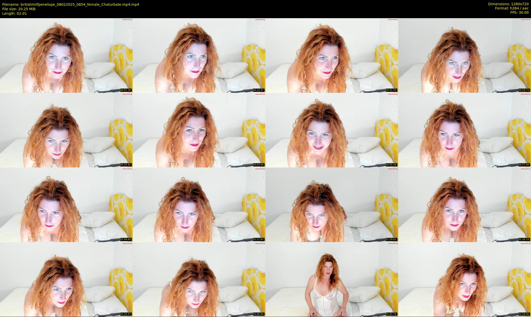 britishmilfpenelope — 3 minute Chaturbate female cam show recording, 720p, Feb 8, 2025