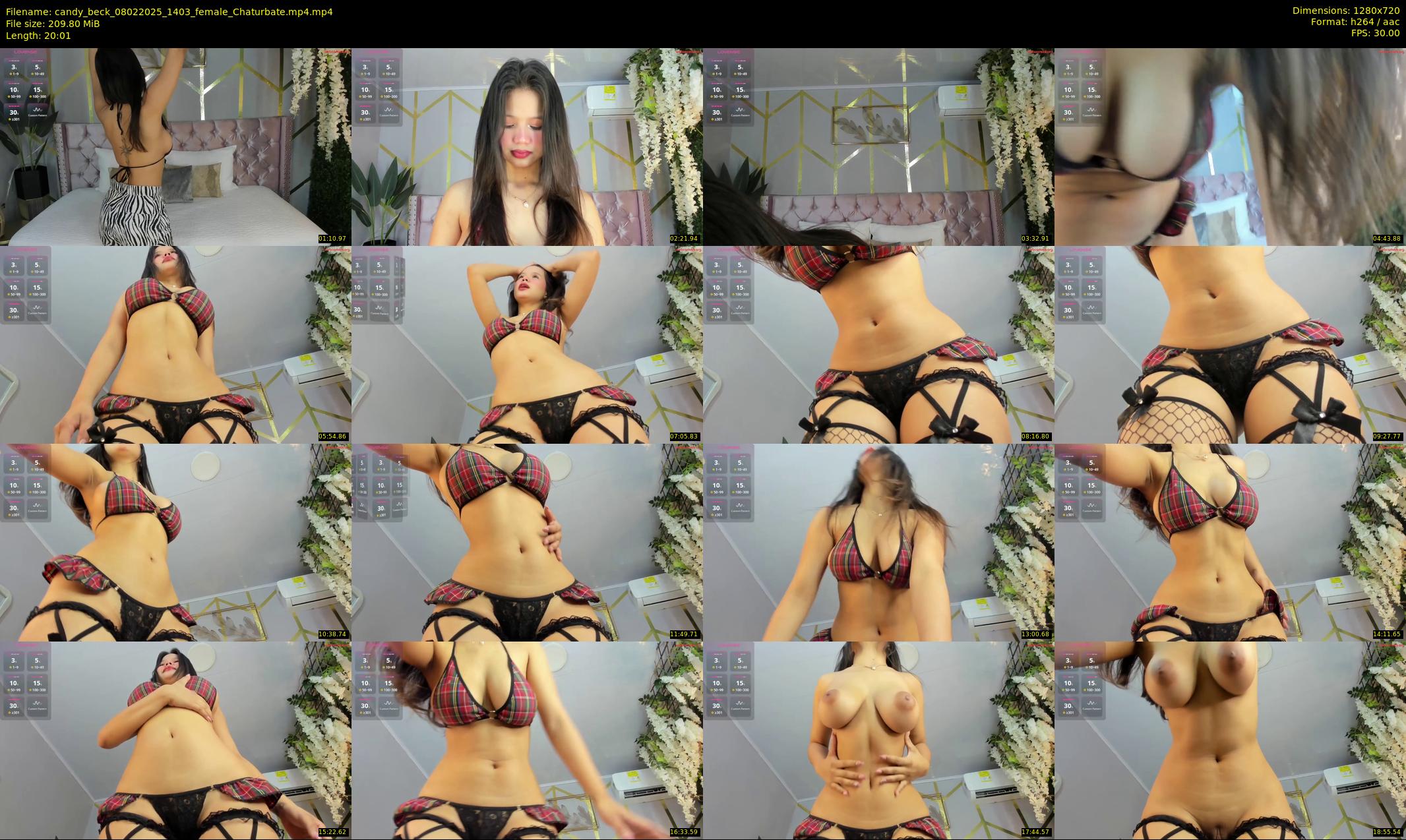 candy_beck — 21 minute Chaturbate female cam show recording, 720p, Feb 8, 2025
