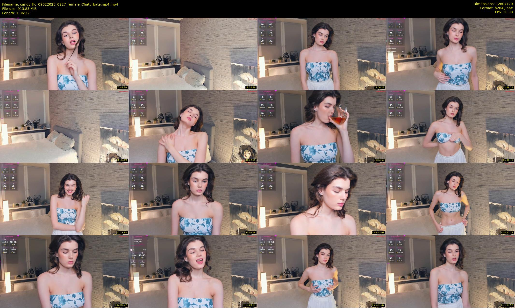 candy_flo — 97 minute Chaturbate female cam show recording, 720p, Feb 9, 2025
