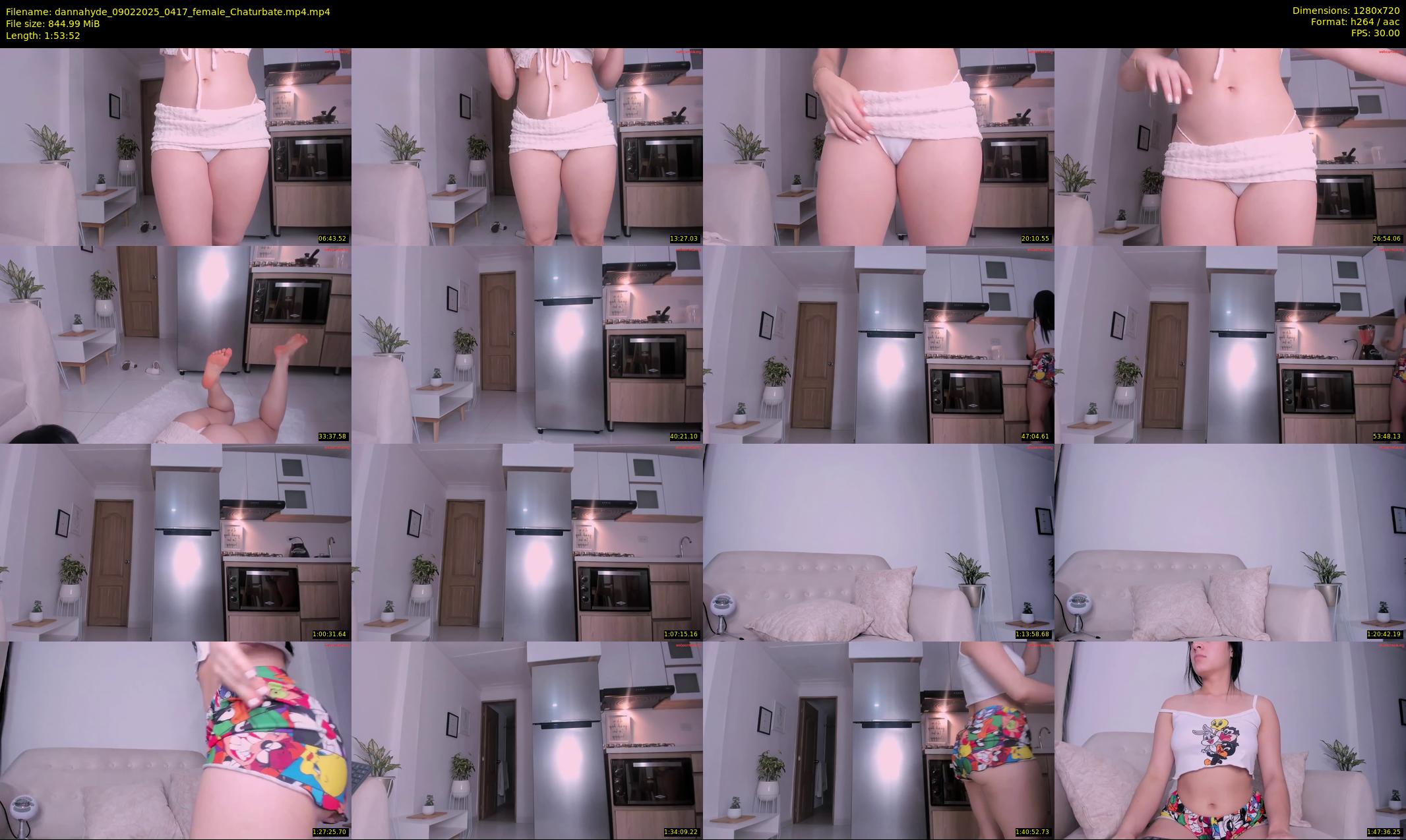 dannahyde — 114 minute Chaturbate female cam show recording, 720p, Feb 9, 2025