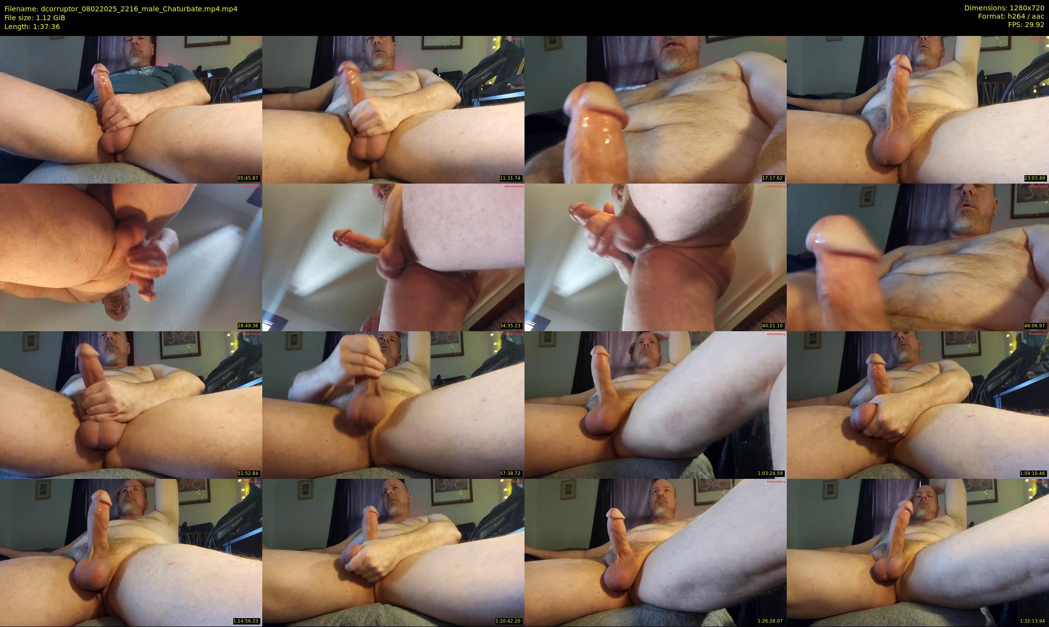 dcorruptor — 98 minute Chaturbate male cam show recording, 720p, Feb 8, 2025