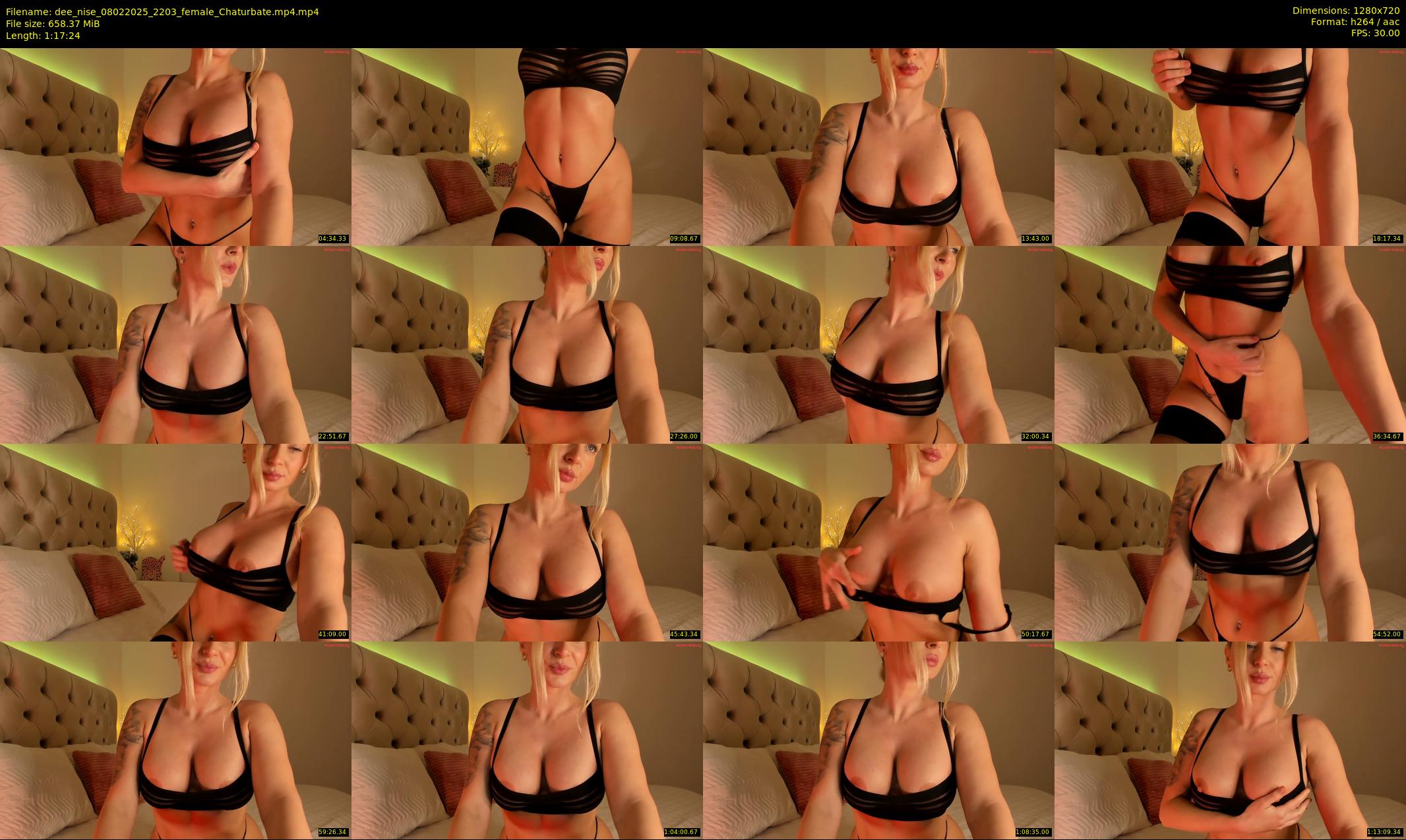dee_nise — 78 minute Chaturbate female cam show recording, 720p, Feb 8, 2025