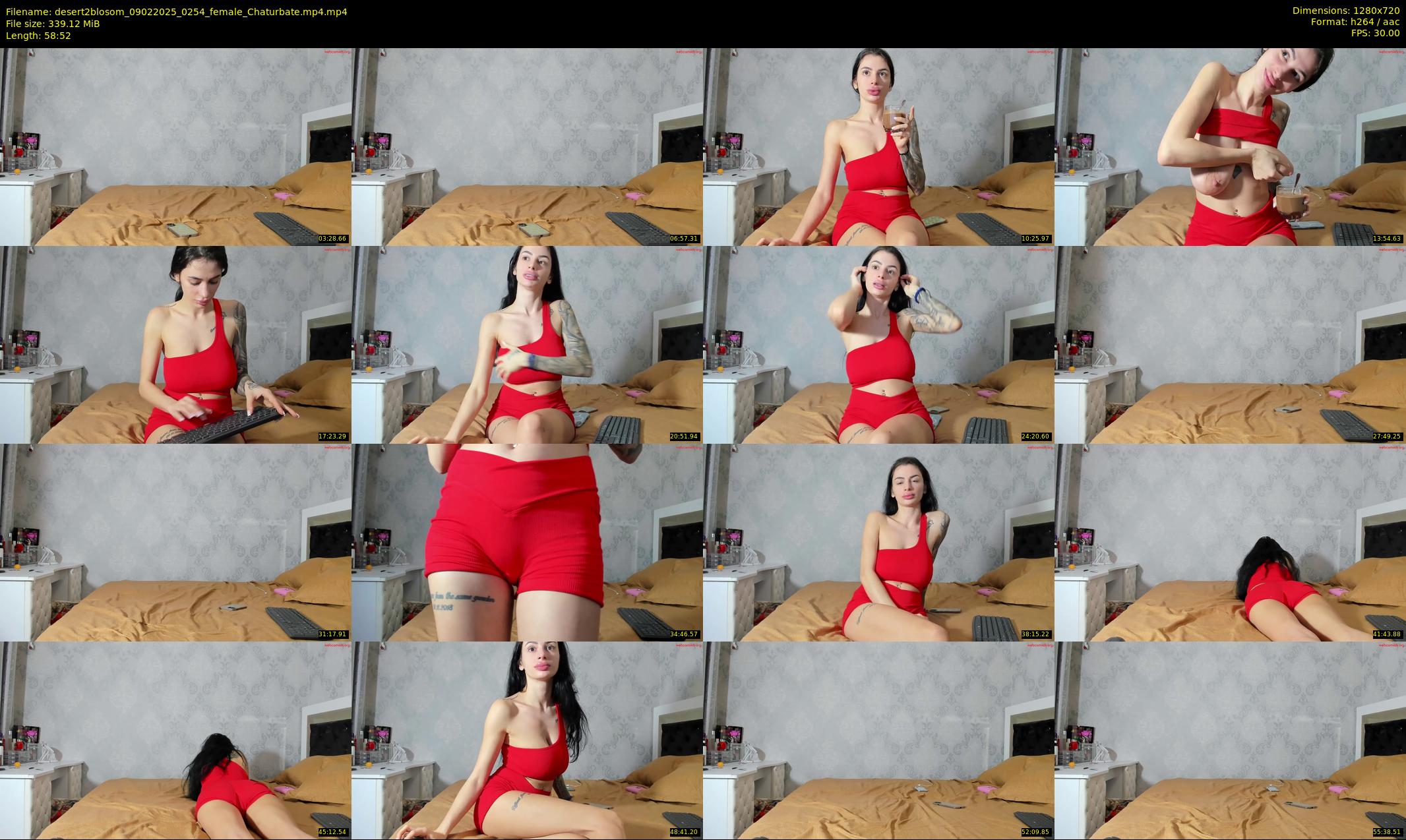 desert2blosom — 59 minute Chaturbate female cam show recording, 720p, Feb 9, 2025