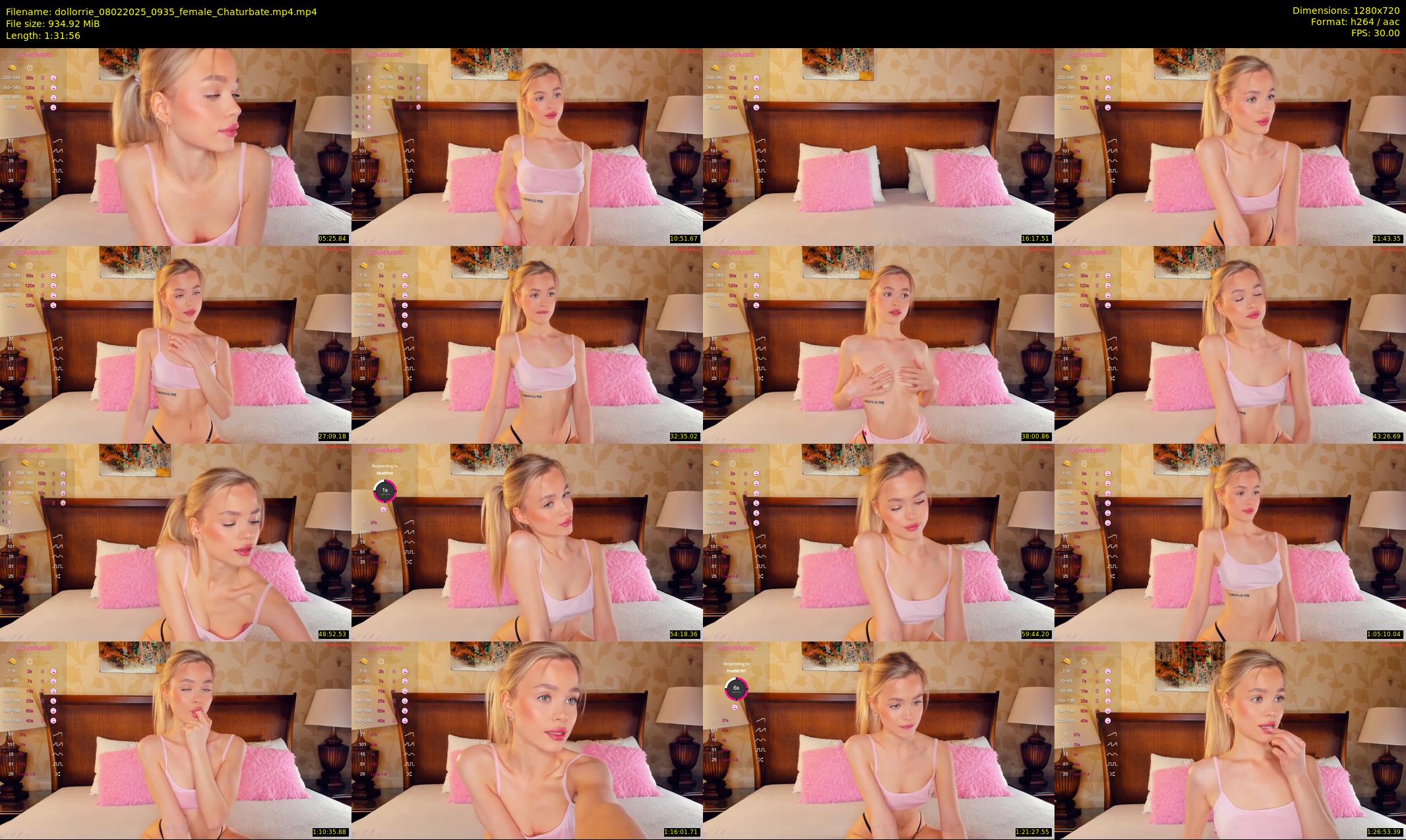 dollorrie — 92 minute Chaturbate couple cam show recording, 720p, Feb 8, 2025