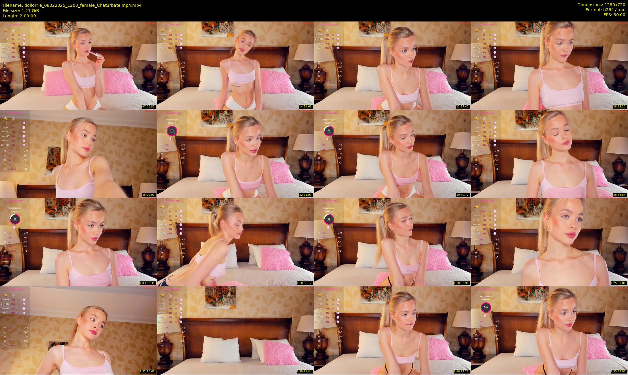 dollorrie — 121 minute Chaturbate couple cam show recording, 720p, Feb 8, 2025