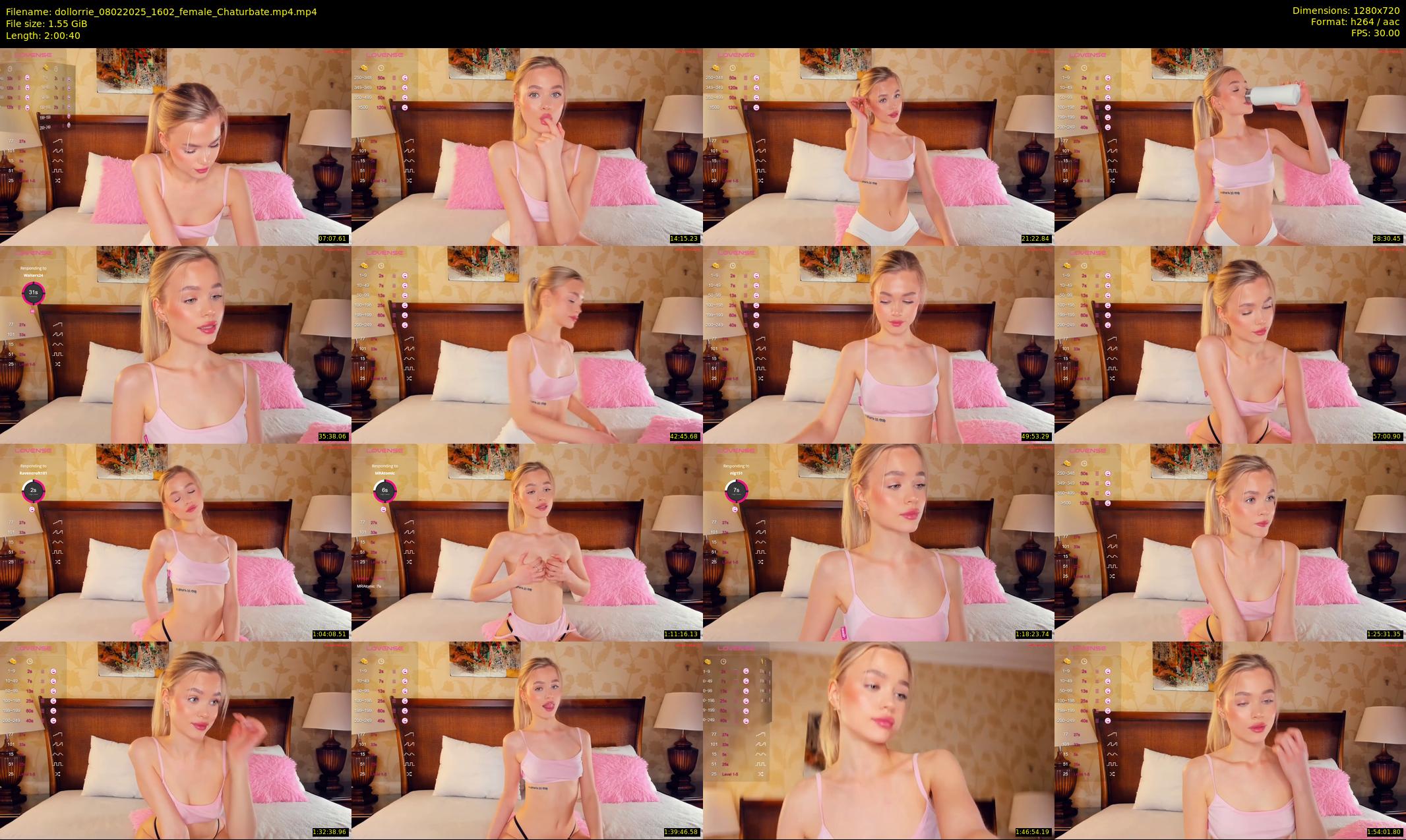 dollorrie — 121 minute Chaturbate couple cam show recording, 720p, Feb 8, 2025